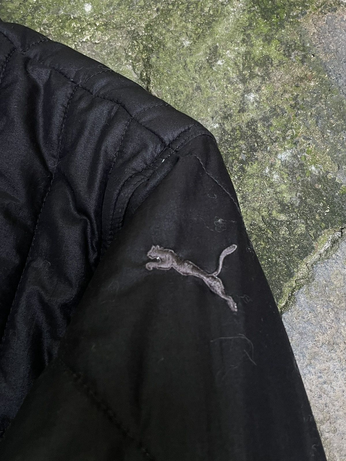 Puma Vintage Puma x Ferrari Black Puffer Jacket RARE Size US L / EU 52-54 / 3 - 6 Thumbnail