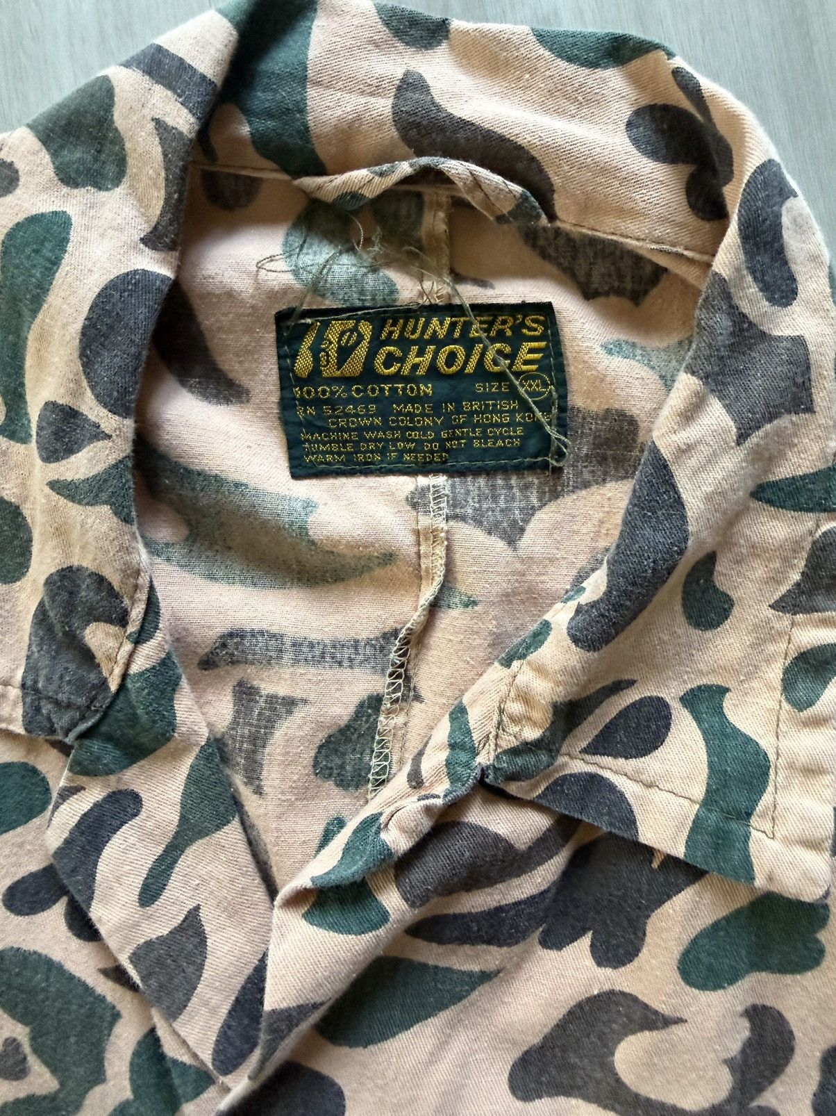 Vintage Vintage 70s 8Os Hunter's Choice Coveralls Duck Camo Sz 2XL Size US XXL / EU 58 / 5 - 11 Thumbnail