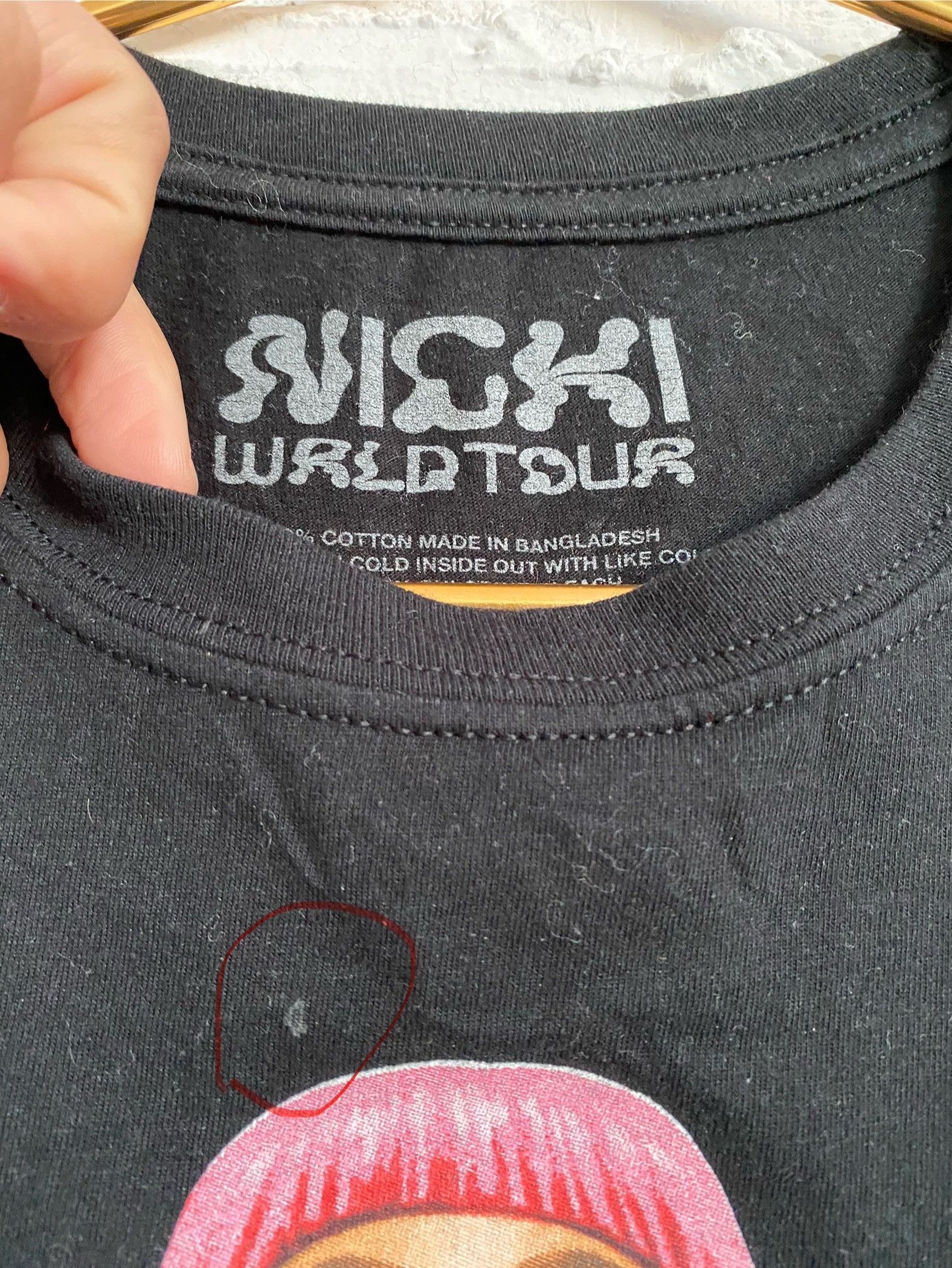 Rap Tees 2019 Niki Minaj World tour t-shirt Size US S / EU 44-46 / 1 - 6 Thumbnail