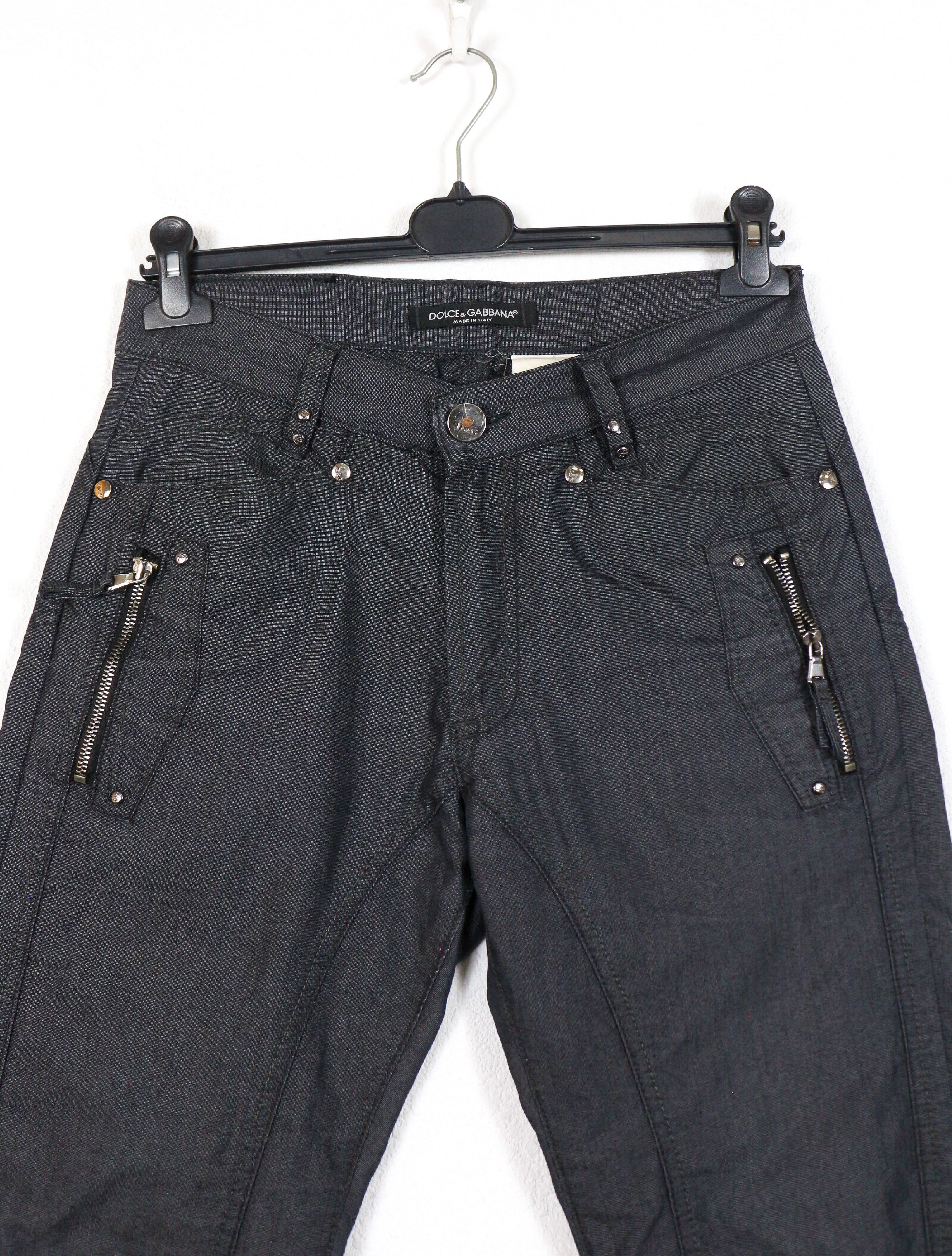 Dolce & Gabbana Archive Dolce & Gabbana Logo Avant Garde Pants Y2K Size 29" - 7 Thumbnail