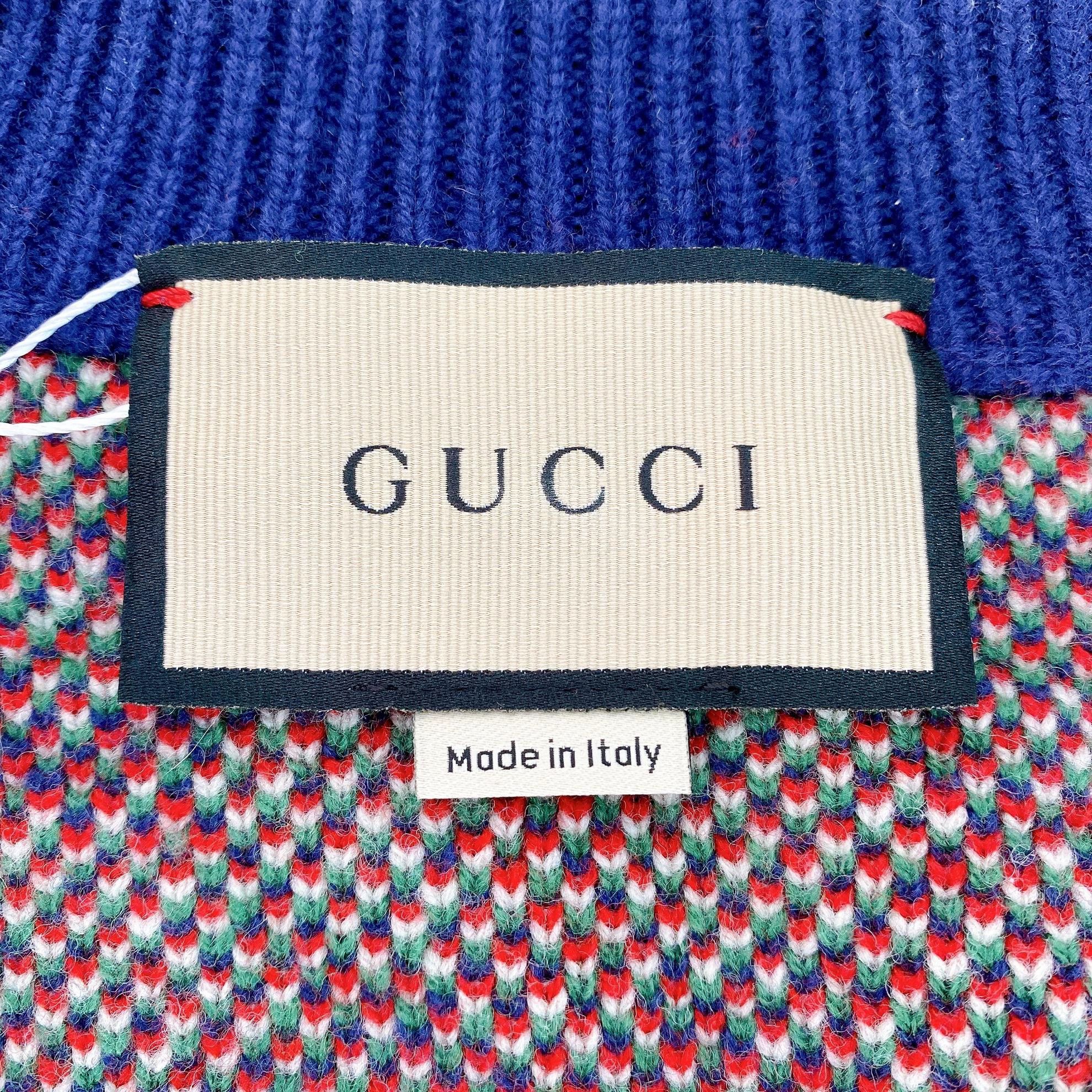 Gucci Gucci Full Logo Cardigan Jacket M Size US M / EU 48-50 / 2 - 7 Thumbnail