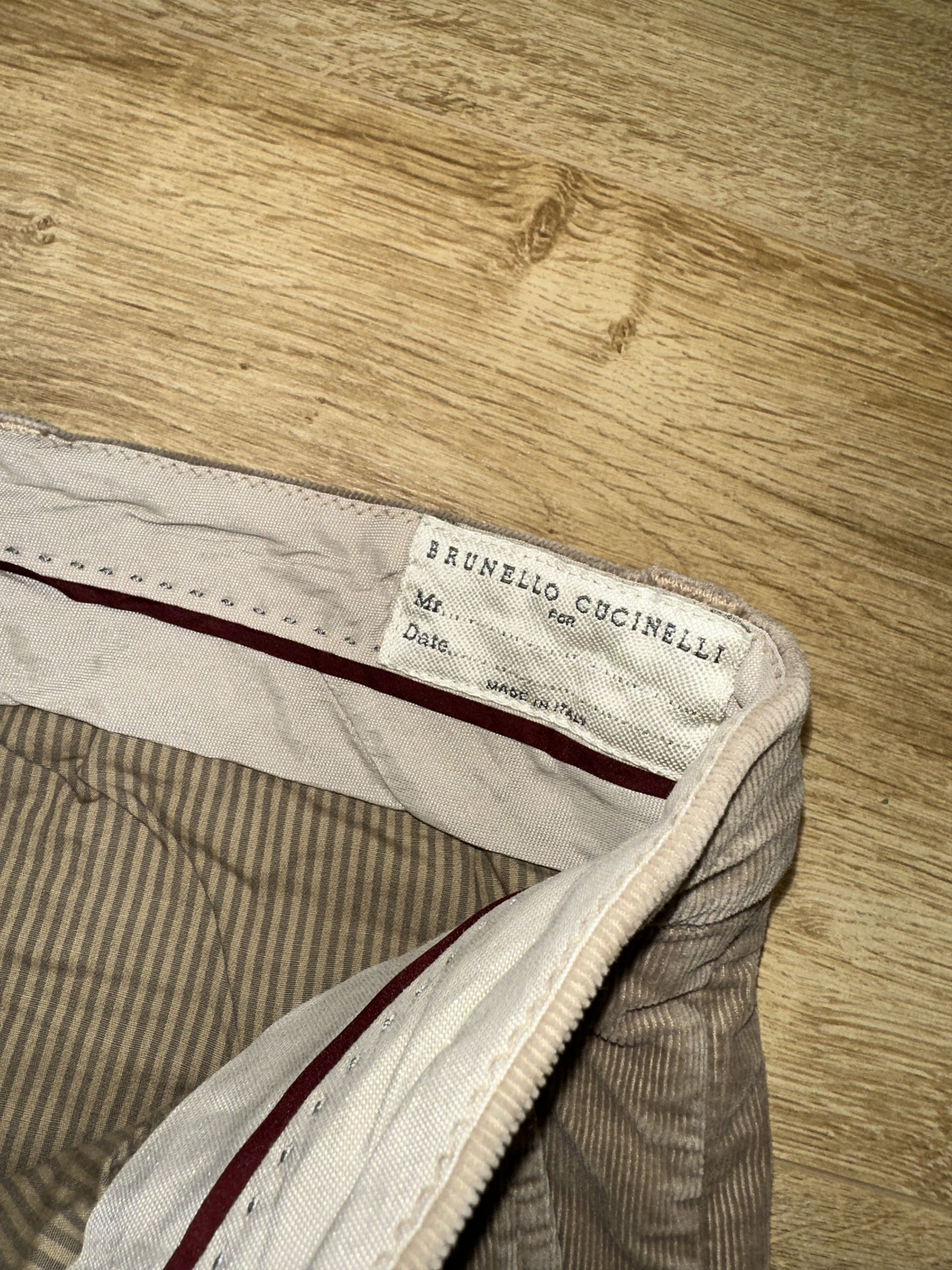 Brunello Cucinelli Brunello Cucinelli Corduroy Traditional Fit Pants Size 48 Size US 32 / EU 48 - 25 Thumbnail