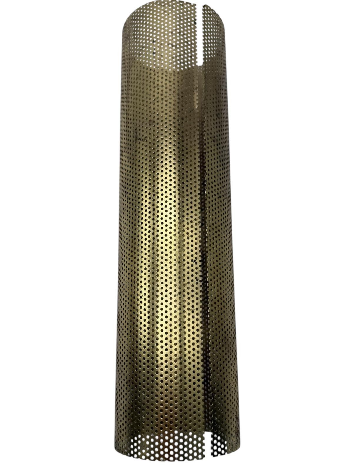 Designer Vintage MCM Brass Perforated Lamp Insert Diffuser Size ONE SIZE - 3 Thumbnail