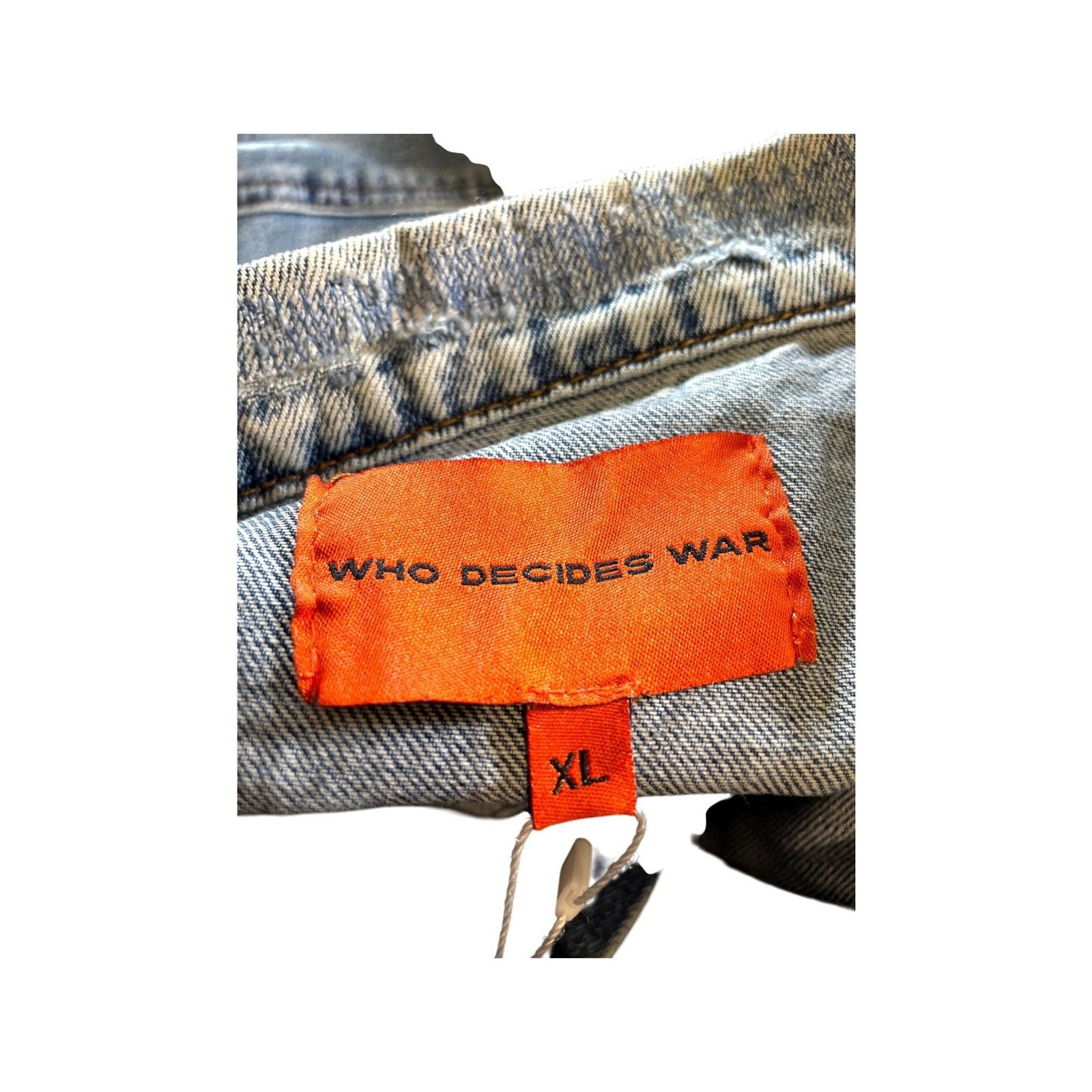 Who Decides War Who Decides War "Sphere" Acid & Multicolor Denim Jacket Size US XL / EU 56 / 4 - 3 Thumbnail