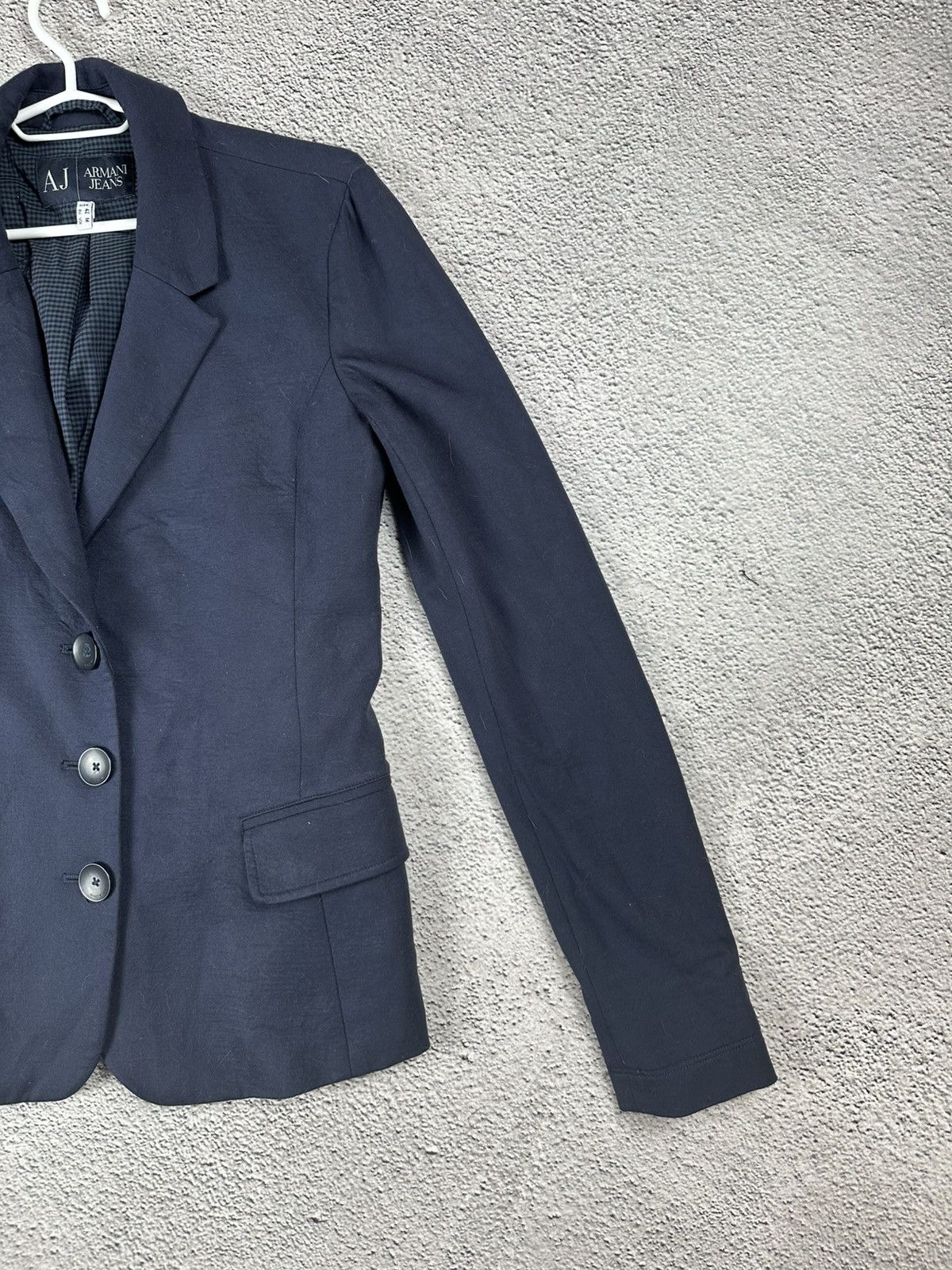 Giorgio Armani Armani Jeans Woman’s Blue Coat Jacket Old Money Style Size M / US 6-8 / IT 42-44 - 4 Thumbnail