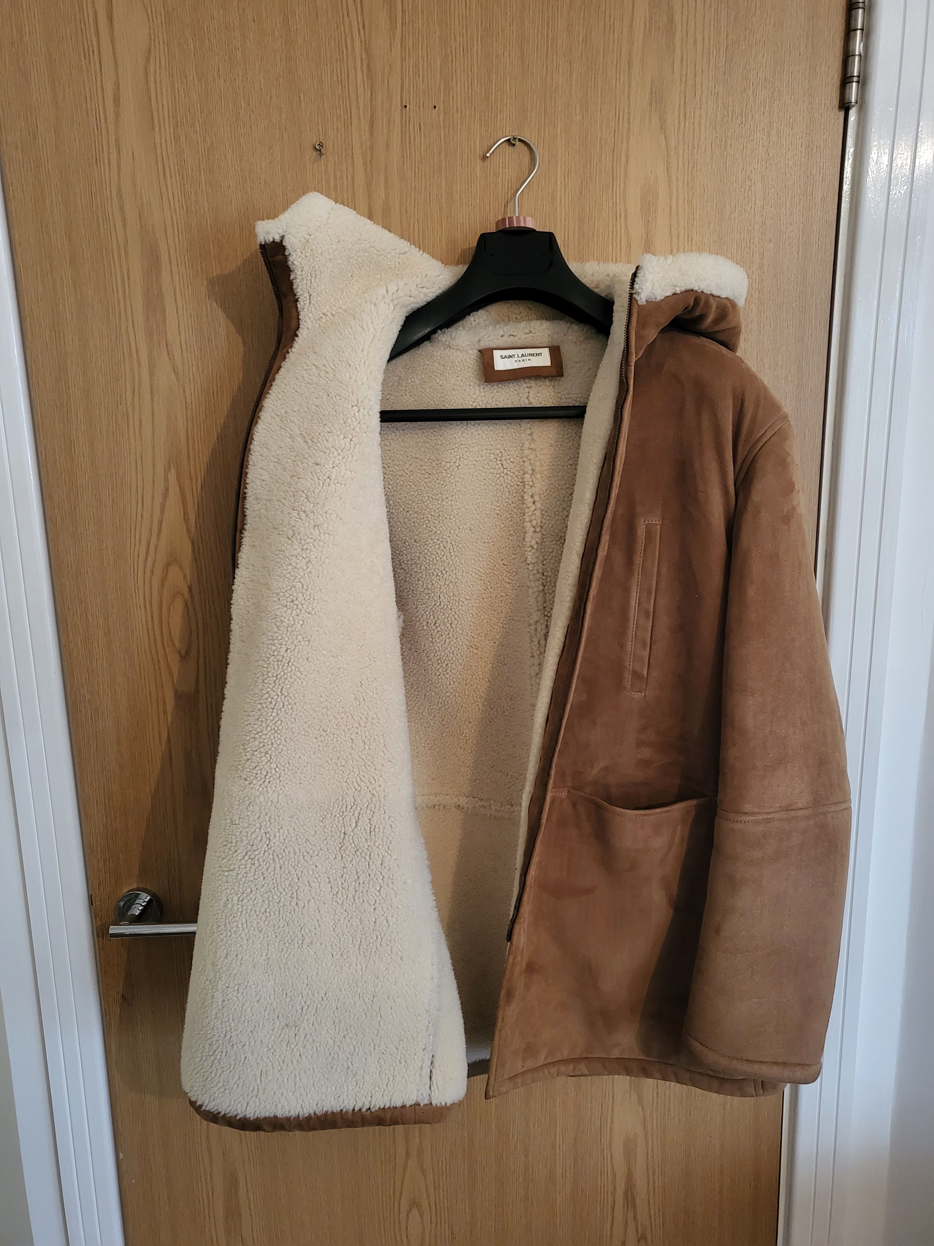 Saint Laurent Paris Saint Laurent Shearling Suede Parka 50 Size US M / EU 48-50 / 2 - 7 Thumbnail