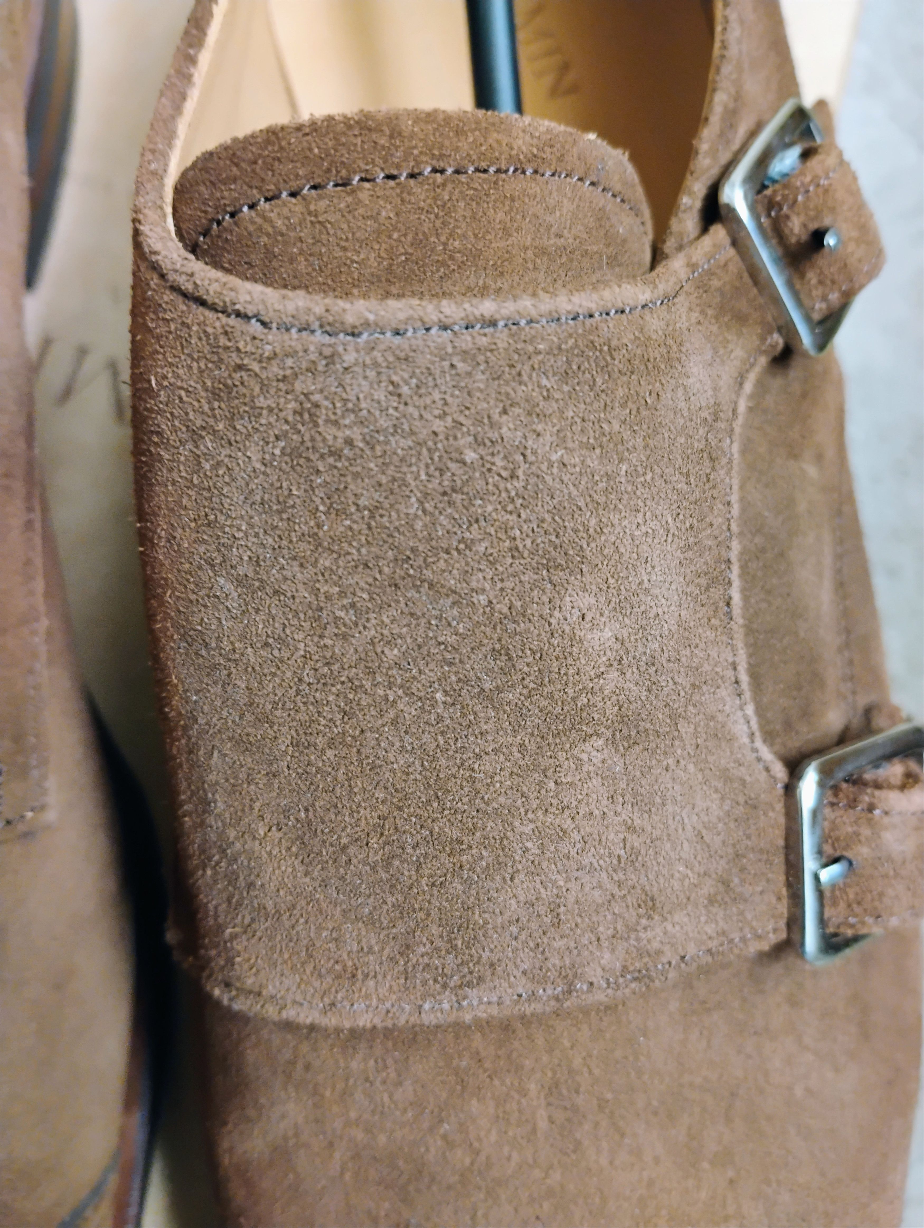 Meermin Snuff Rapello Suede Double Monkstrap Size US 8.5 / EU 41-42 - 7 Thumbnail