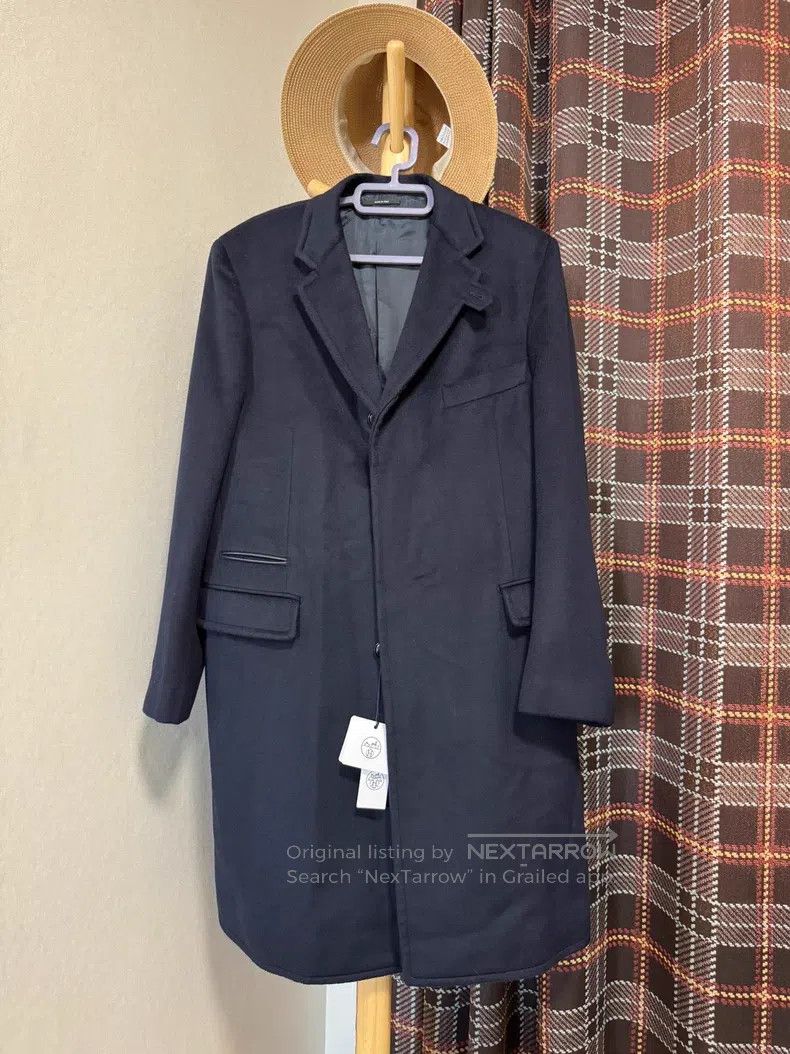 Hermes Hermes Cashmere Greatcoat, 100% Cashmere, Collar with Leat Size US M / EU 48-50 / 2 - 1 Thumbnail