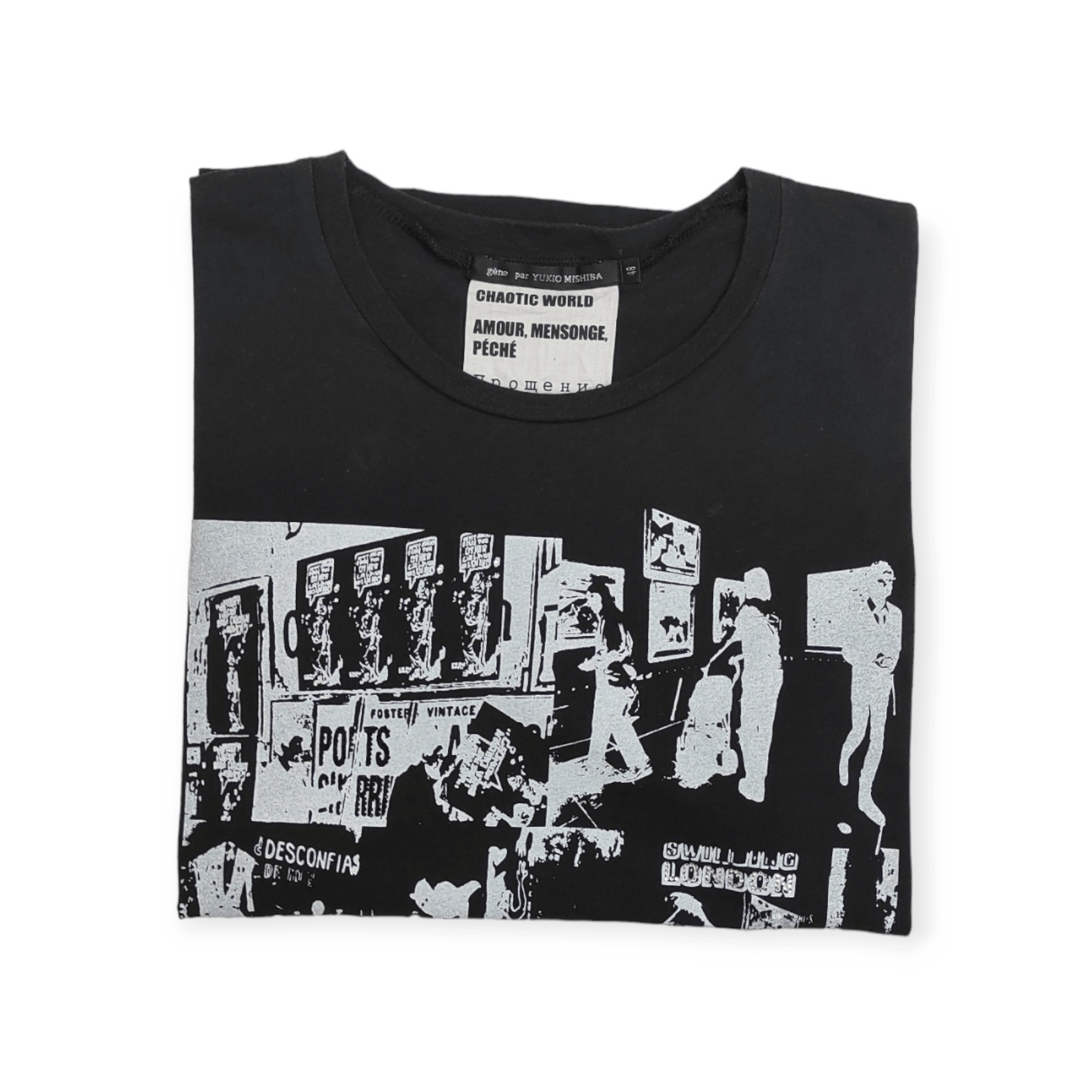 Japanese Brand Archive CHAOTIC WORLD YUKIOMISHIBA Tee Size US M / EU 48-50 / 2 - 7 Thumbnail