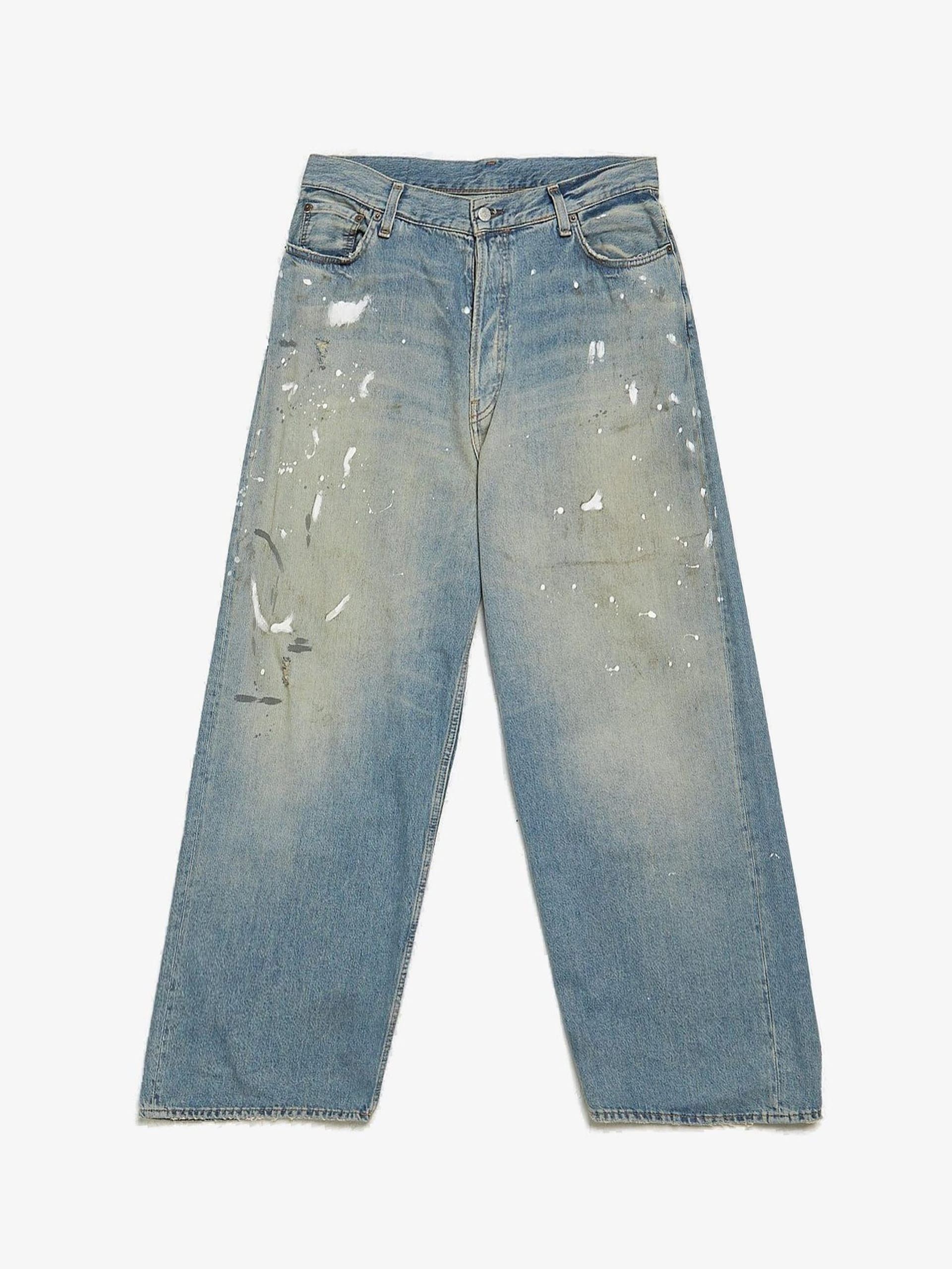 Acne Studios Blue Painter Wide Denim Size US 34 / EU 50 - 1 Thumbnail