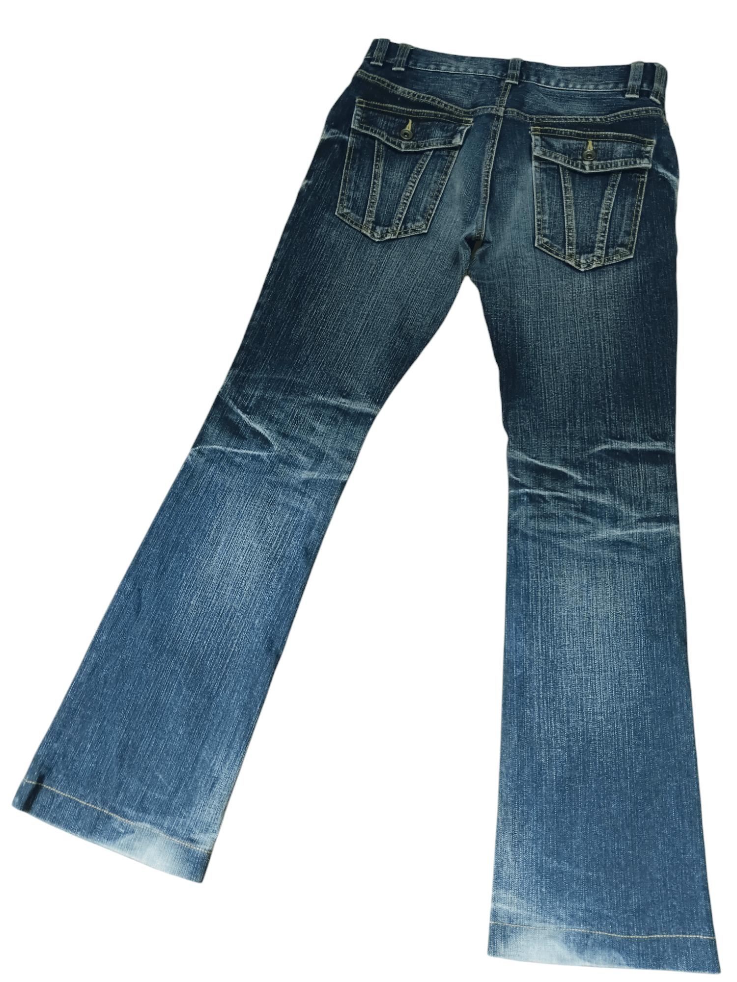 Michel Klein Michel Klien Clawmark Grunge Skinny Flare Denim Size US 30 / EU 46 - 4 Thumbnail