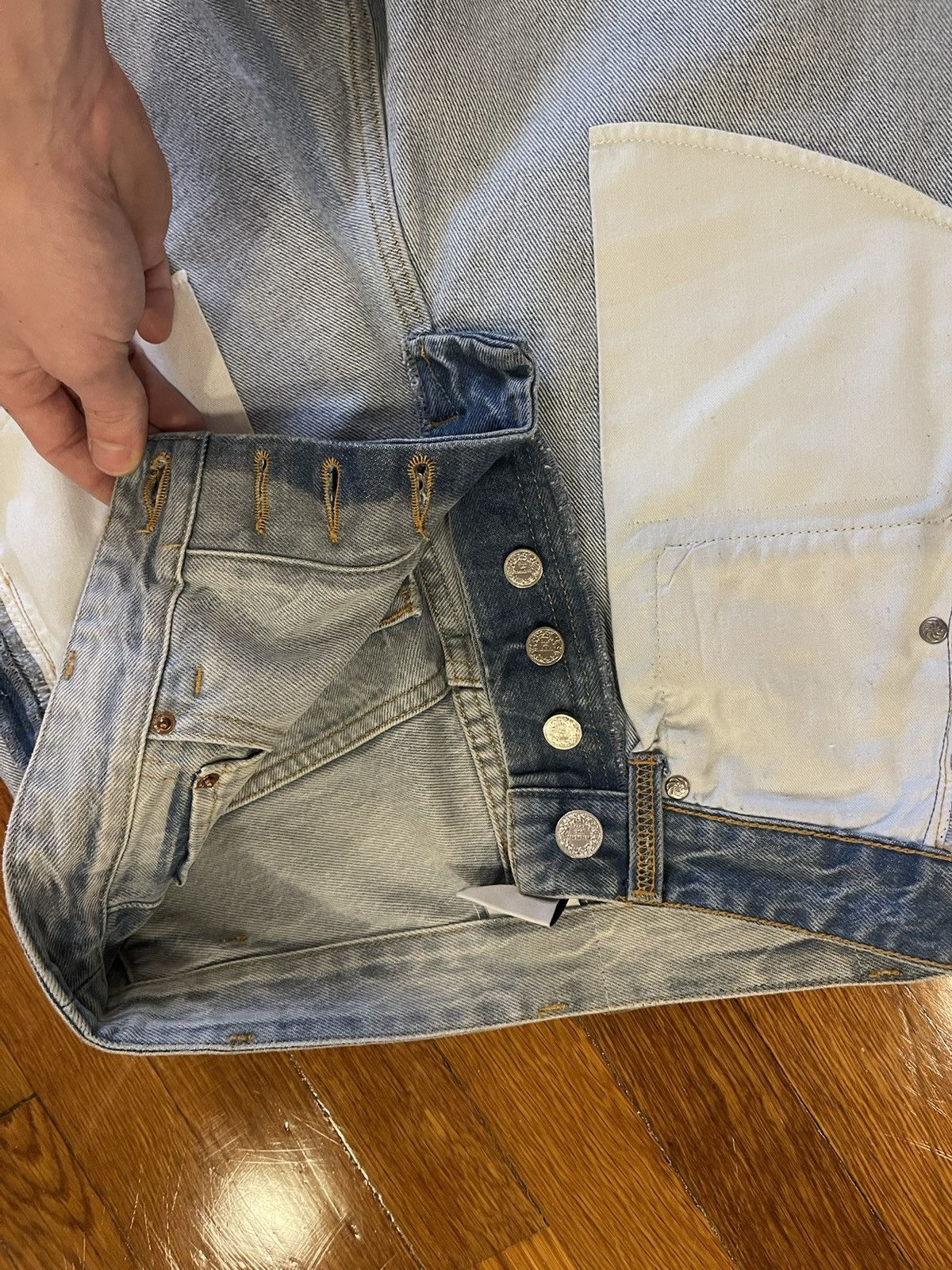 Vetements Vetements inside out jeans Size US 28 / EU 44 - 8 Thumbnail