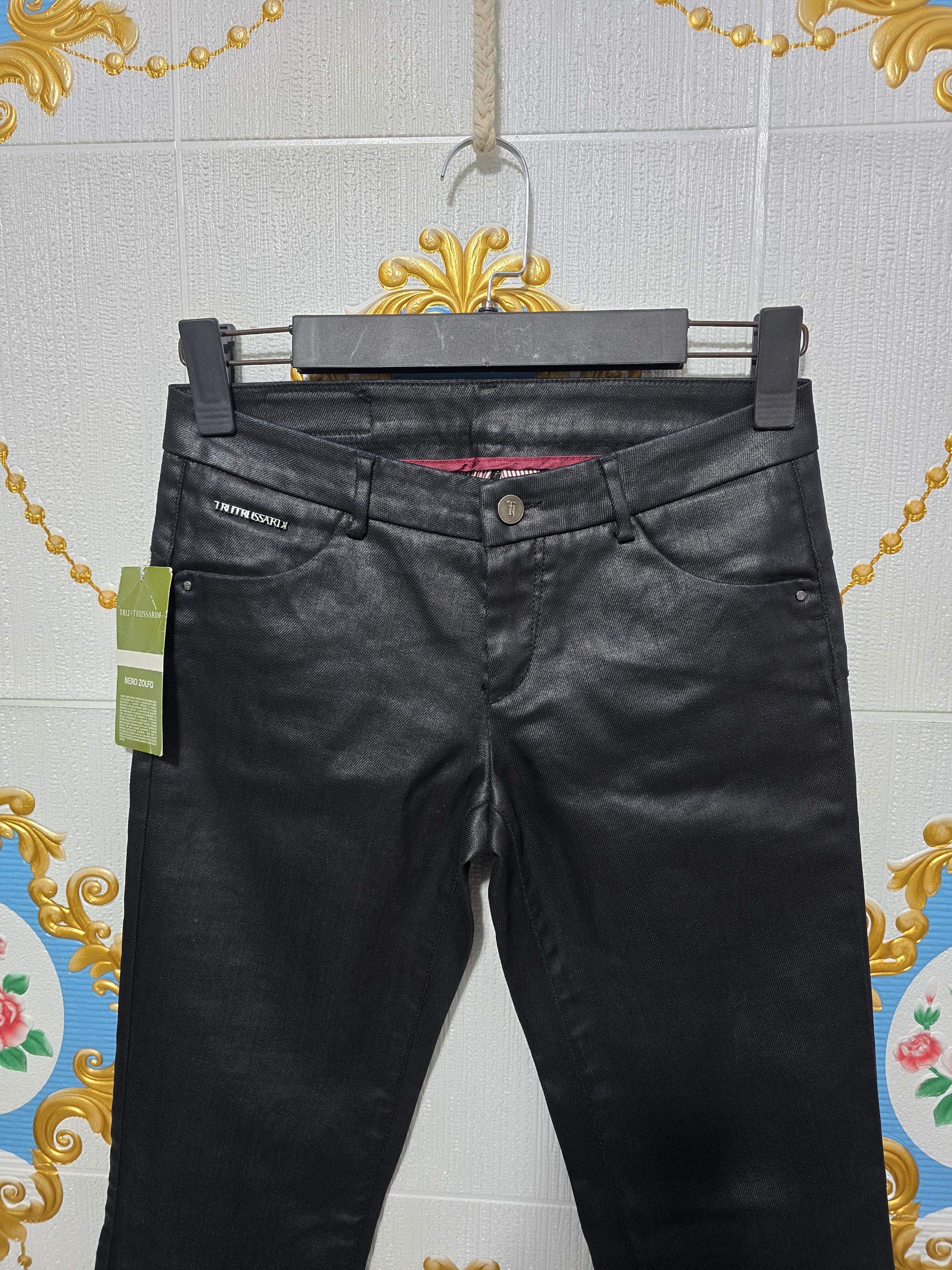 Trussardi TRUSSARDI pants women NERO ZOLFO color Size 28" / US 6 / IT 42 - 4 Thumbnail