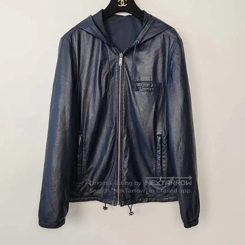 Prada Prada Navy Blue Shell Men's Jacket. Size US M / EU 48-50 / 2 - 3 Thumbnail