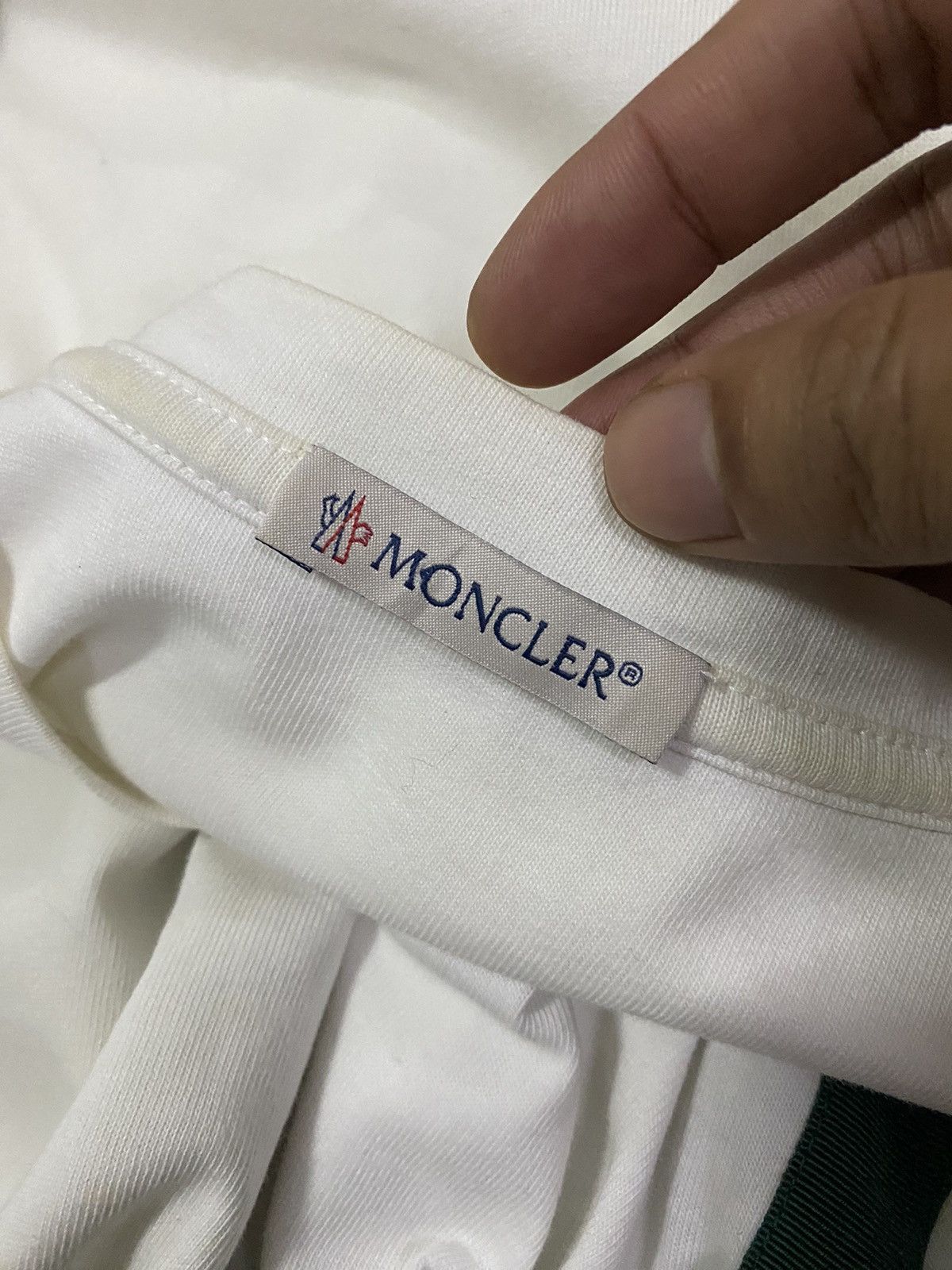 Moncler Moncler tee green stripe Size US M / EU 48-50 / 2 - 7 Thumbnail