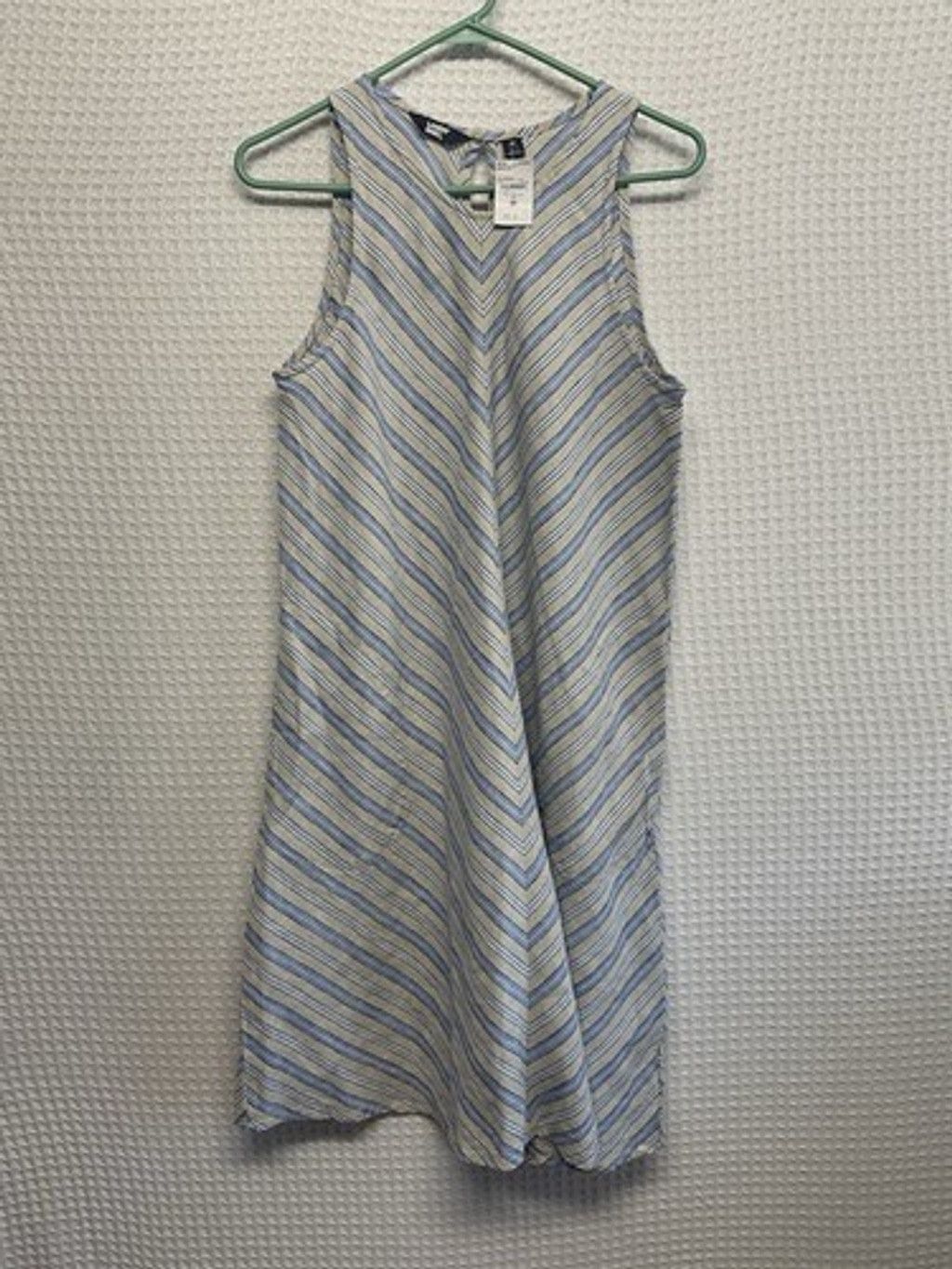Lands' End NWT Lands' End Linen Midi Dress Women M Trapeze Swing Coasta Size M / US 6-8 / IT 42-44 - 1 Thumbnail