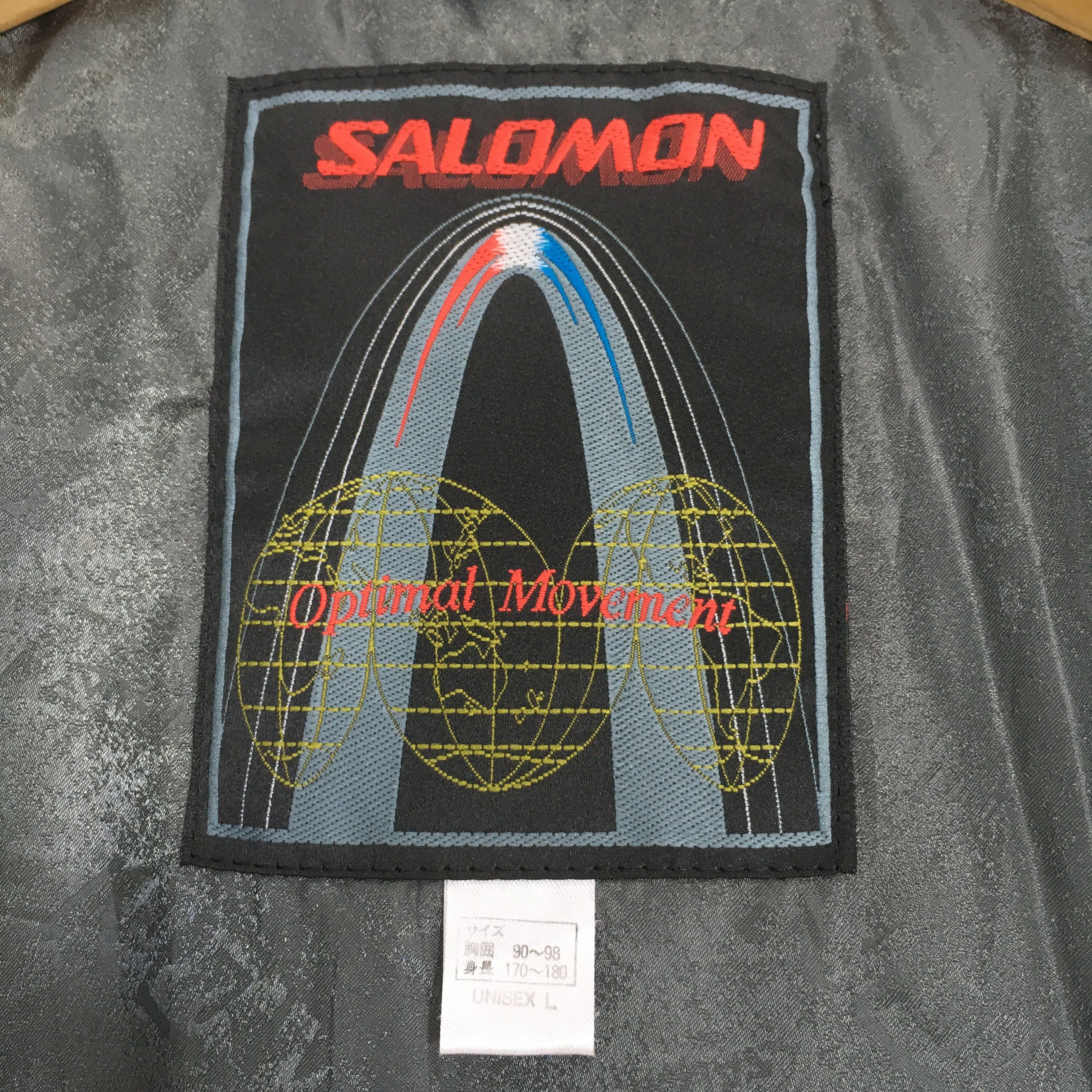 Salomon × Vintage Vintage Salomon Hoodie Ski Wear Bomber Jacket Large Size US L / EU 52-54 / 3 - 6 Thumbnail