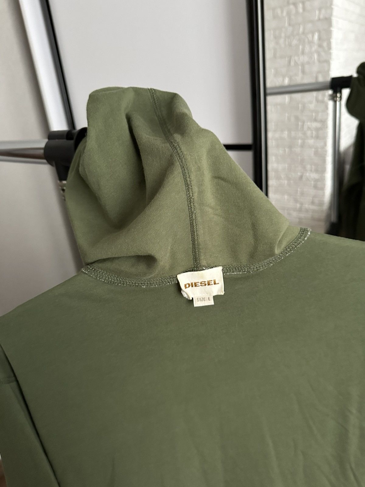 Diesel Diesel Vintage Reversible Zip Hoodie Rare Size US L / EU 52-54 / 3 - 7 Thumbnail