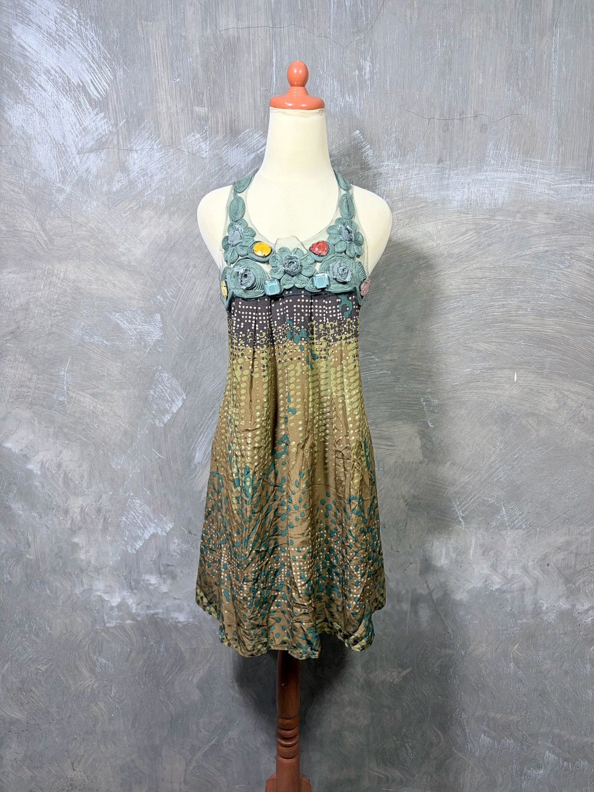 Japanese Brand Annarita N Women Midi Dress Size M / US 6-8 / IT 42-44 - 1 Thumbnail