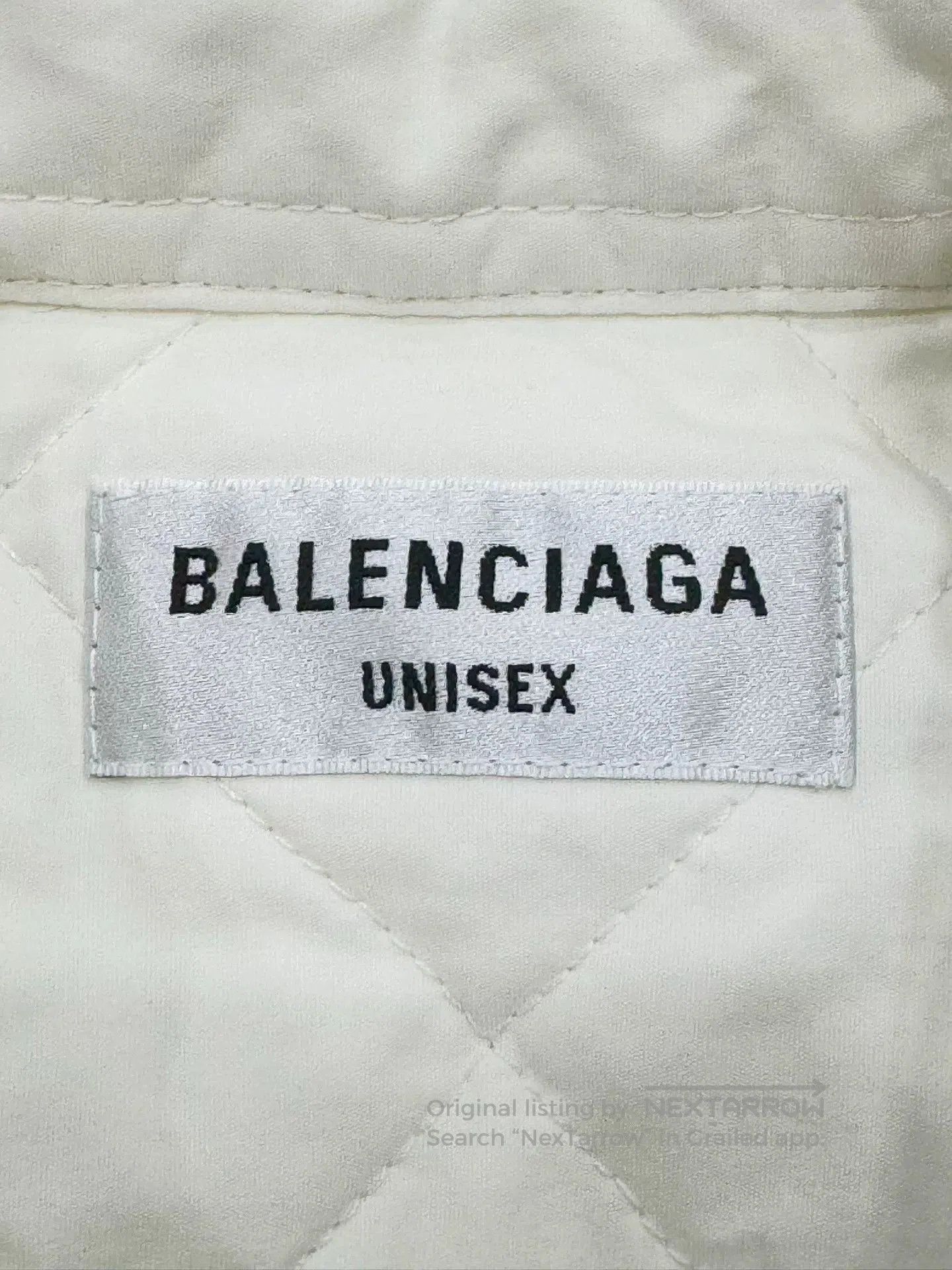 Balenciaga Balenciaga Embroidered Logo Cotton Coat. Size XS / US 0-2 / IT 36-38 - 7 Thumbnail