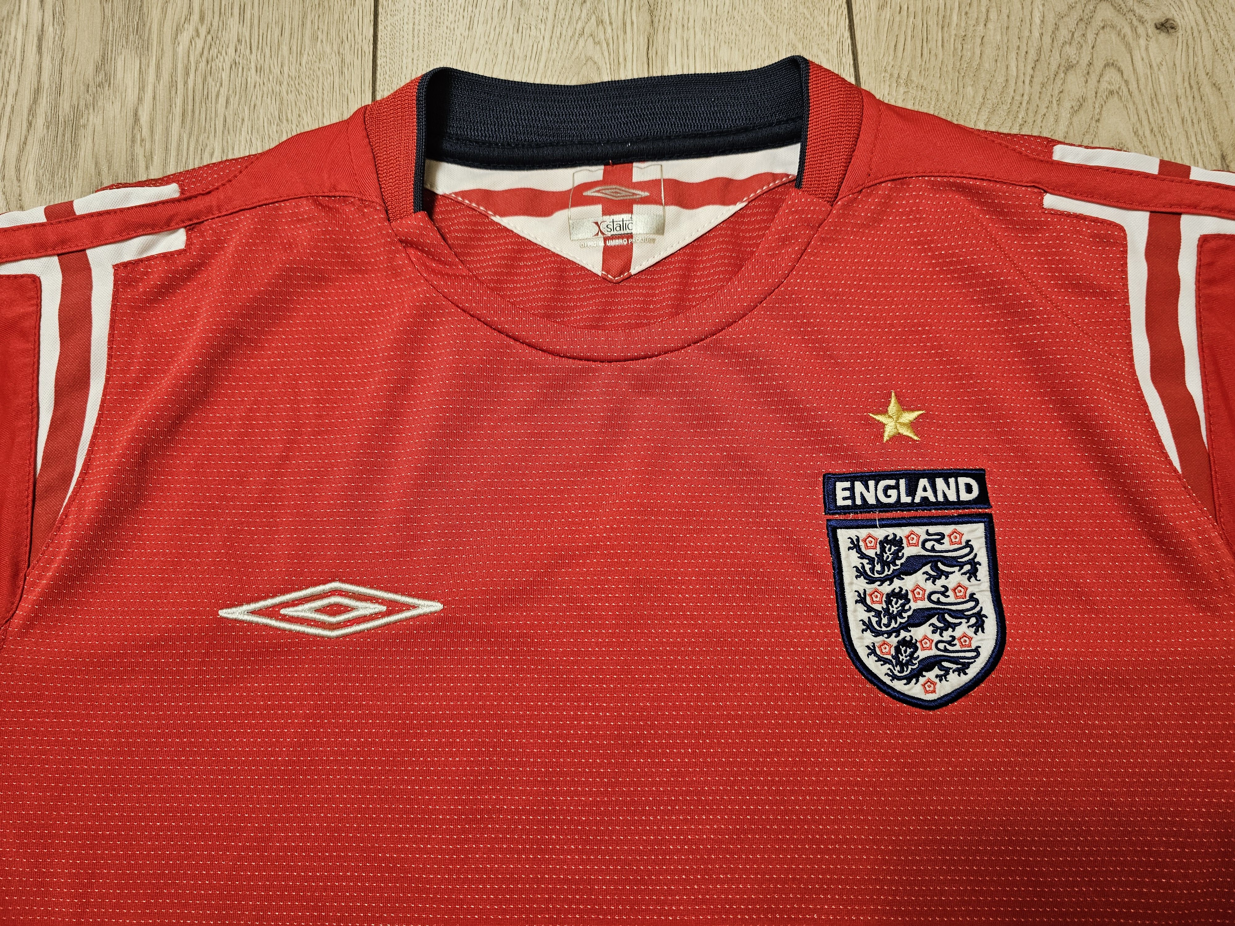 Umbro × Vintage ENGLAND 2004 2006 AWAY FOOTBALL SHIRT SOCCER JERSEY Size US L / EU 52-54 / 3 - 3 Thumbnail