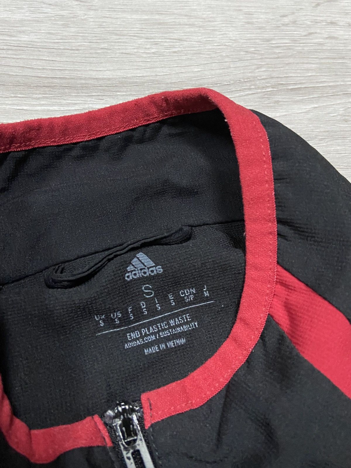 Adidas Adidas Manchester United Soccer track Jacket zip big logo Size US S / EU 44-46 / 1 - 8 Thumbnail