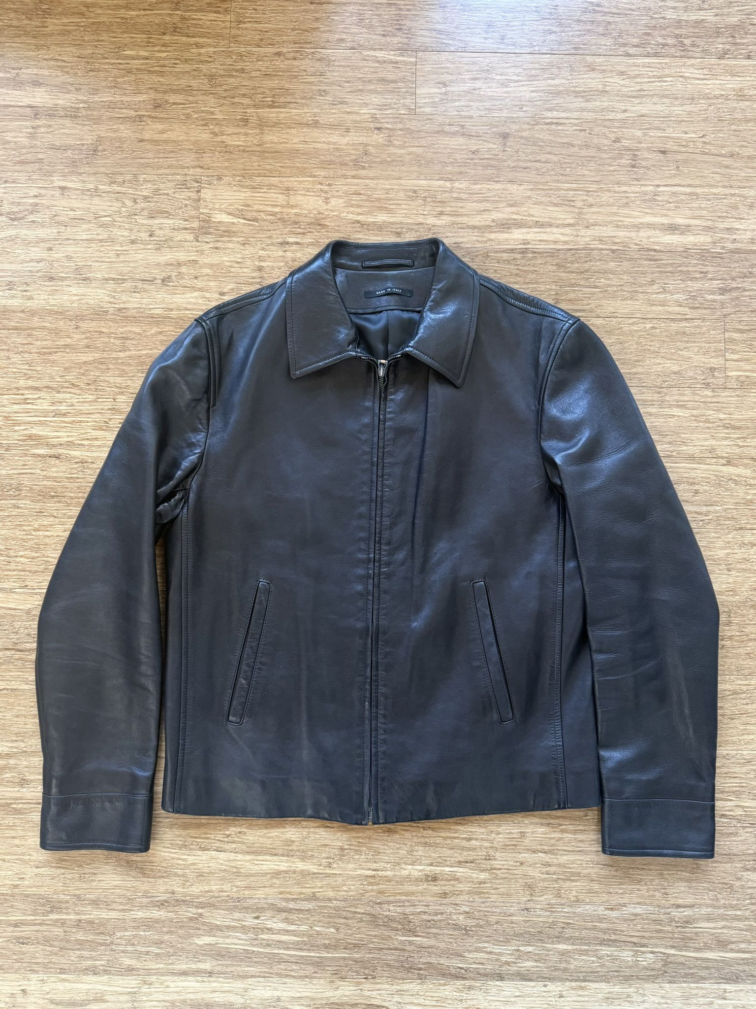 Gucci × Tom Ford AW00 GUCCI BY TOM FORD SPIRAL LEATHER BIKER