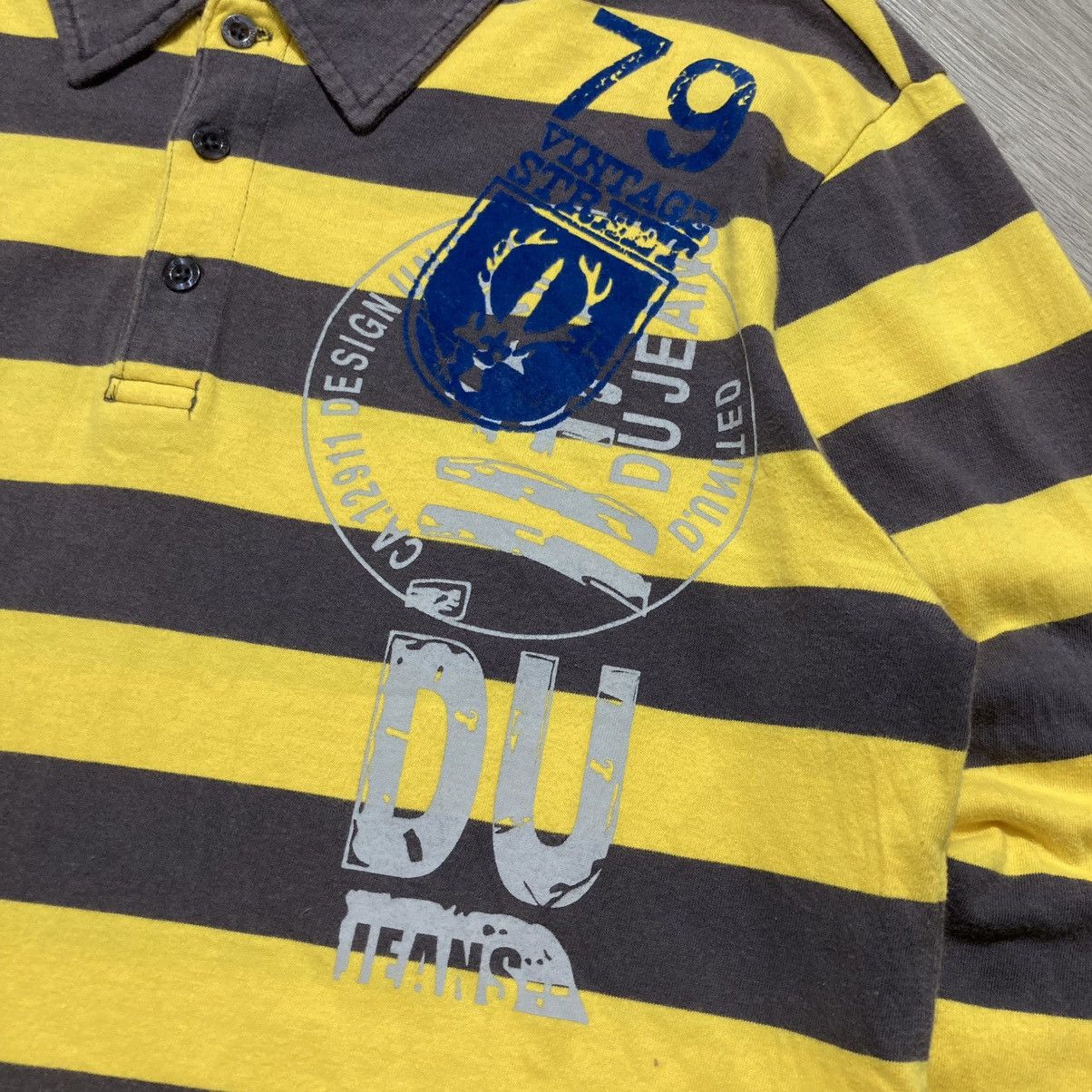 Hysteric Glamour 2000s Design United Poem Striped Longslevee Punk Lgb Style Size US L / EU 52-54 / 3 - 6 Thumbnail