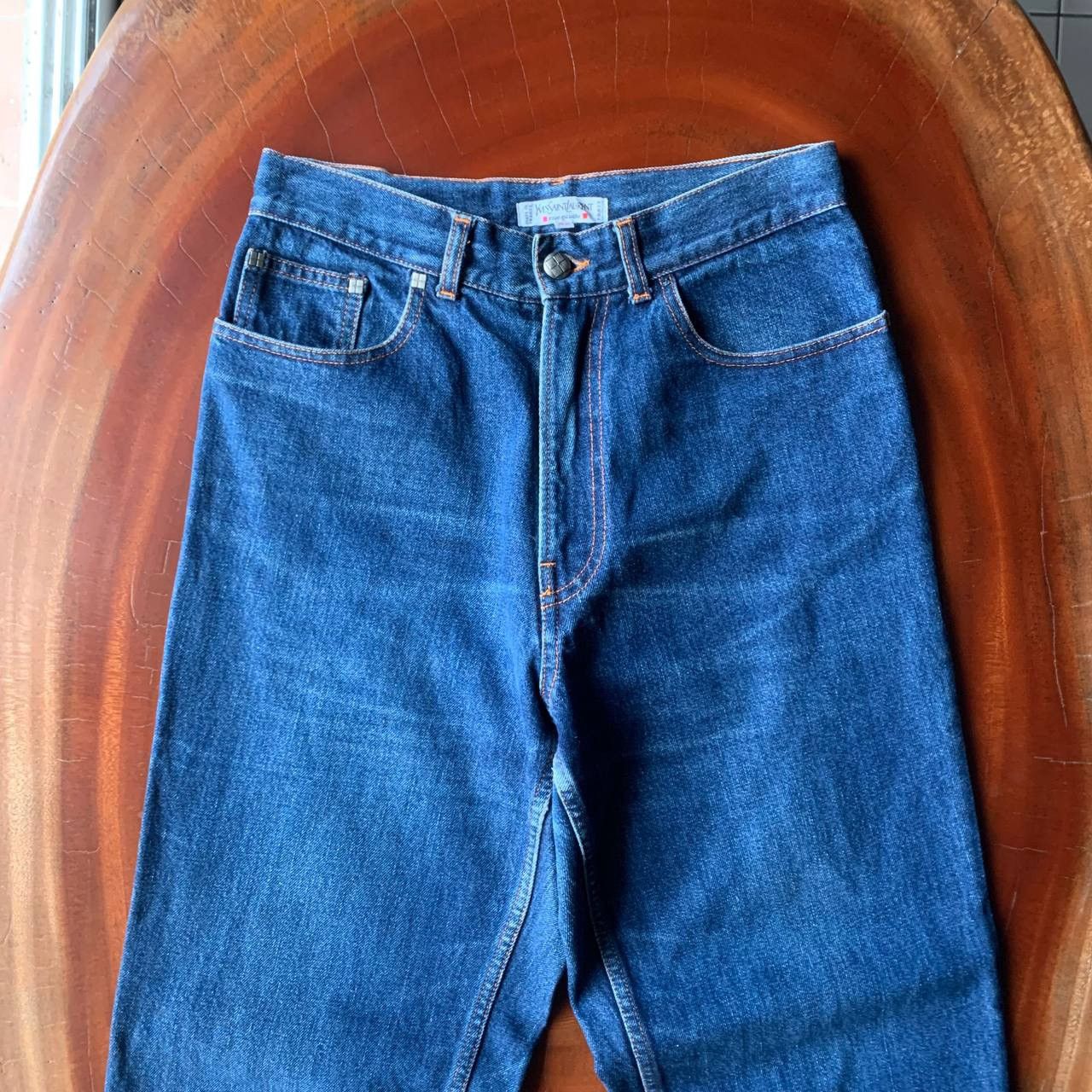Vintage Yves Saint Laurent YSL Logo Pocket Rive Gauche Pants