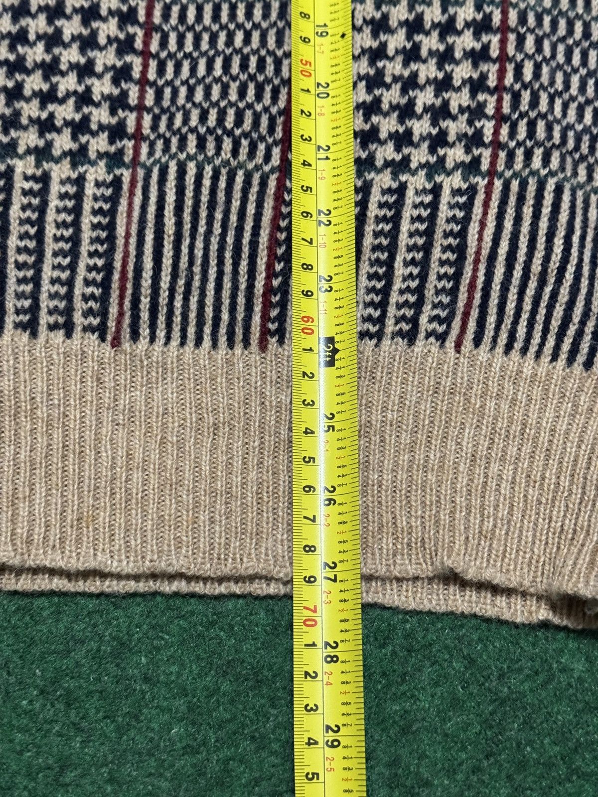 Vintage Preswick And Moore Vintage 100% Wool Houndstooth XL Sweater Size US XL / EU 56 / 4 - 5 Thumbnail