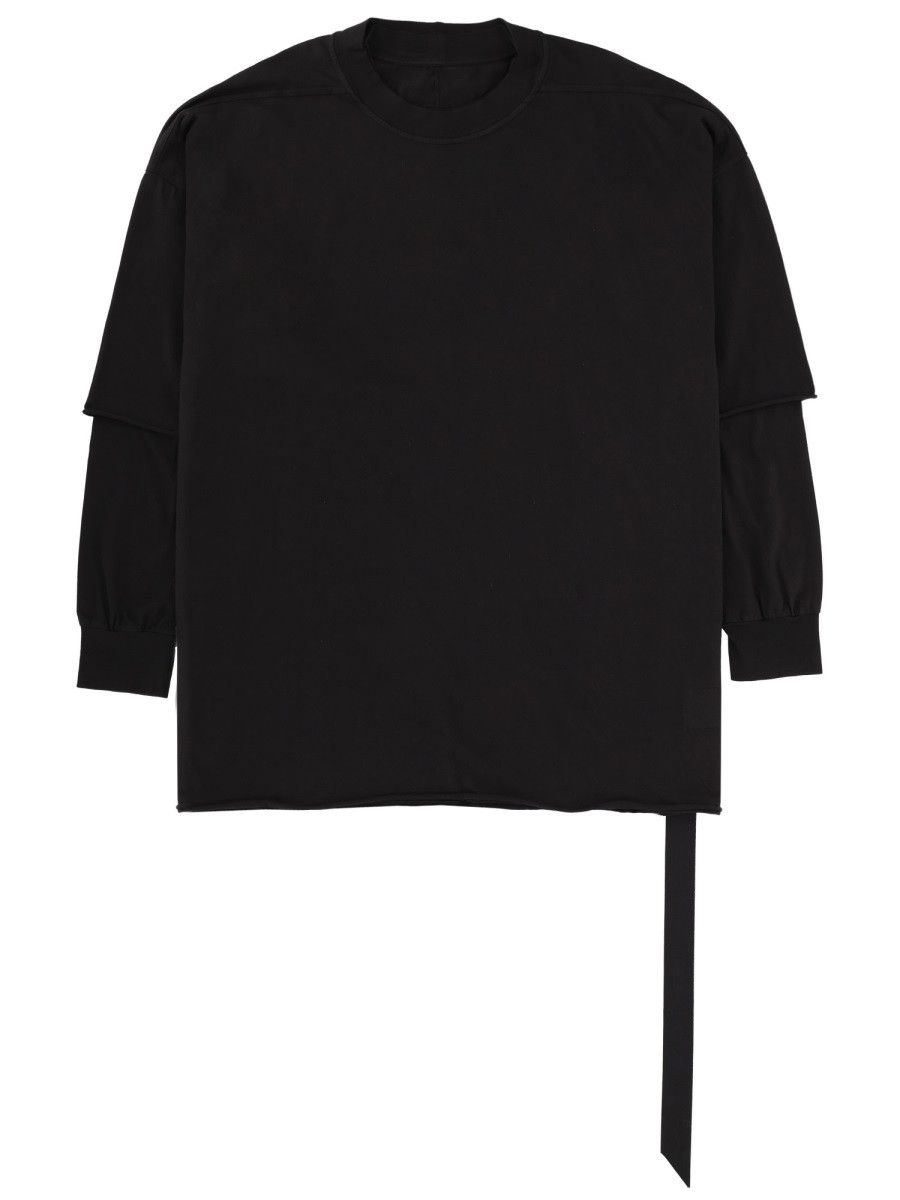 Rick Owens Drkshdw RICK OWENS DRKSHDW "TOMMY HUSTLER" T-SHIRT - BLACK Size US M / EU 48-50 / 2 - 1 Thumbnail