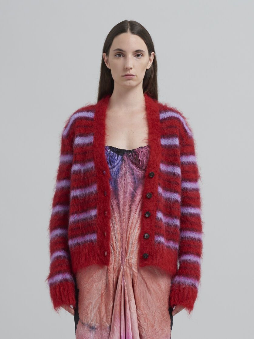 o1srvl11e0624 Mohair Sweater in Red
