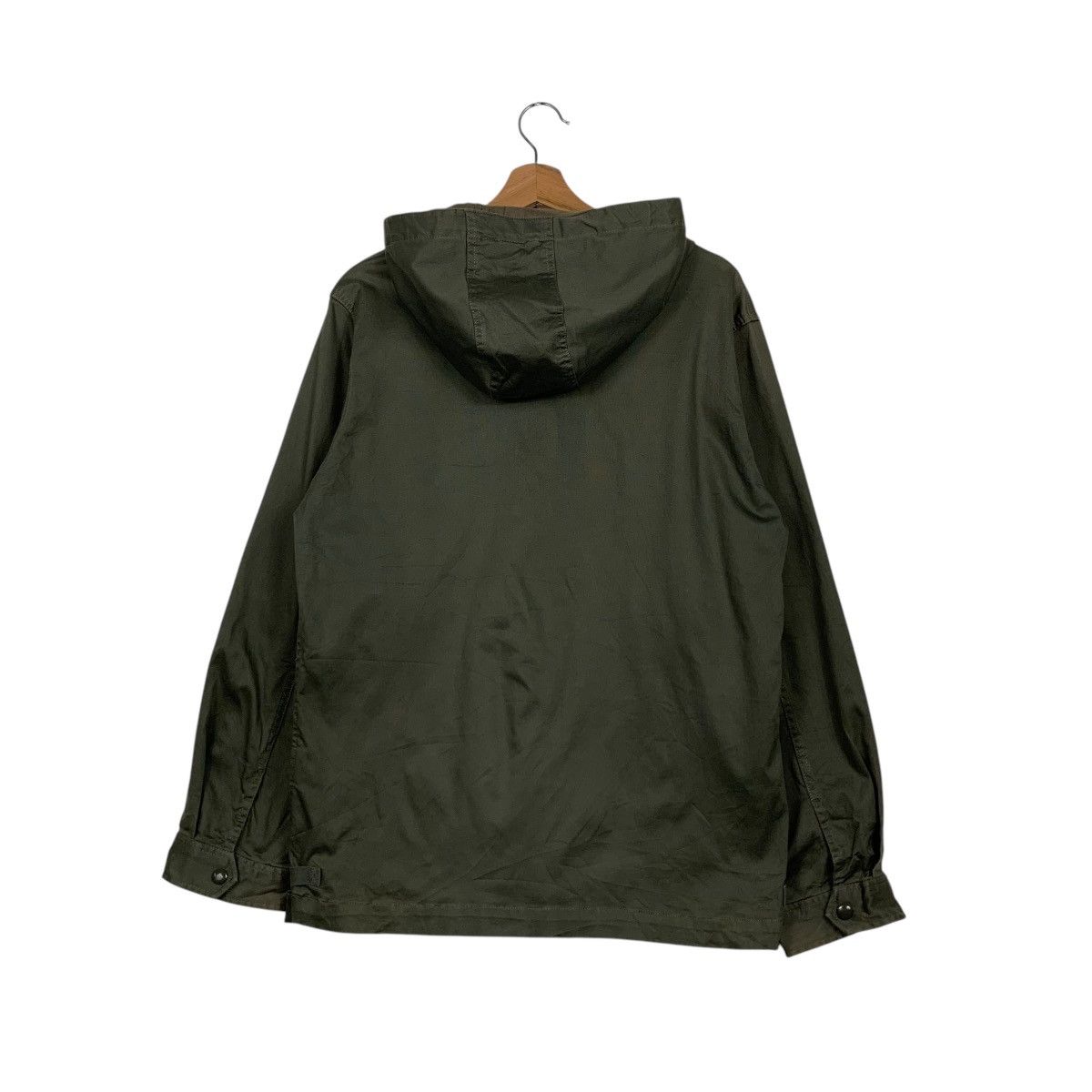 Beams Japan BEAMS Olive Green Button Zipper Hooded Jacket #1622-C72 Size US L / EU 52-54 / 3 - 20 Thumbnail