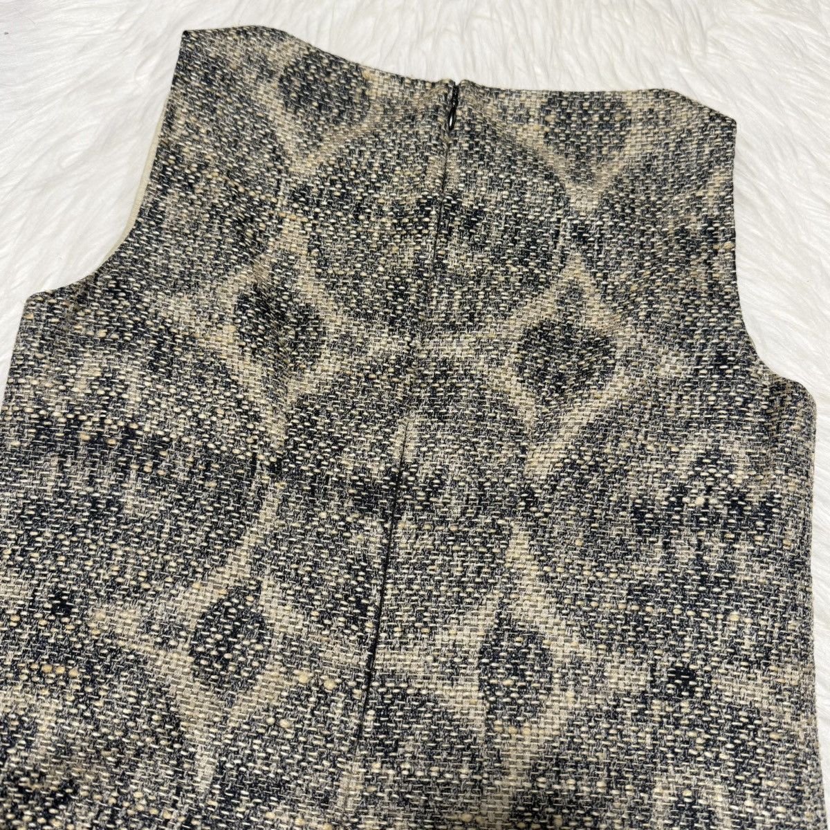 Valentino Genuine Valentino Silk-blend Tweed Sleeveless Dress 38 Size XS / US 0-2 / IT 36-38 - 10 Thumbnail