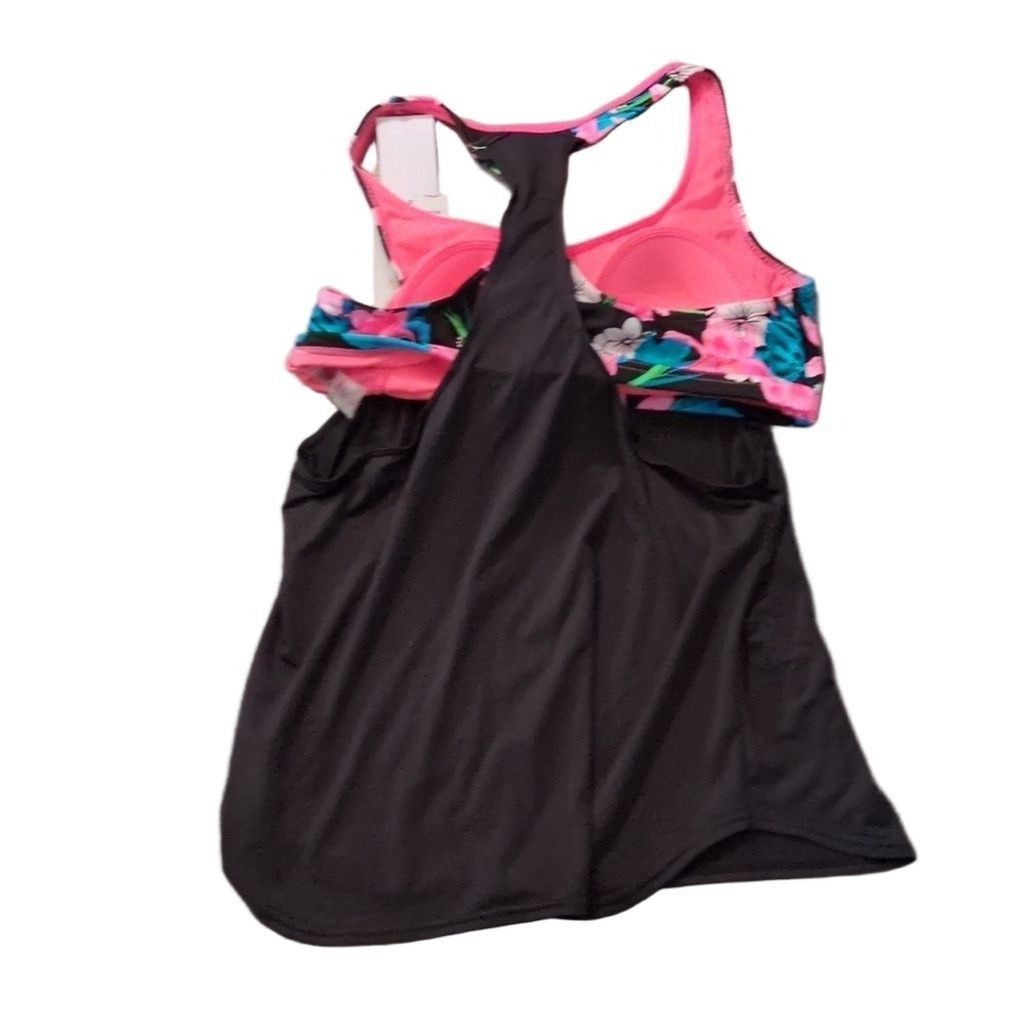 ZeroXposur ZeroXposure Floral Lollipop Action 2 In 1 Tankini Top Size M Size M / US 6-8 / IT 42-44 - 11 Thumbnail