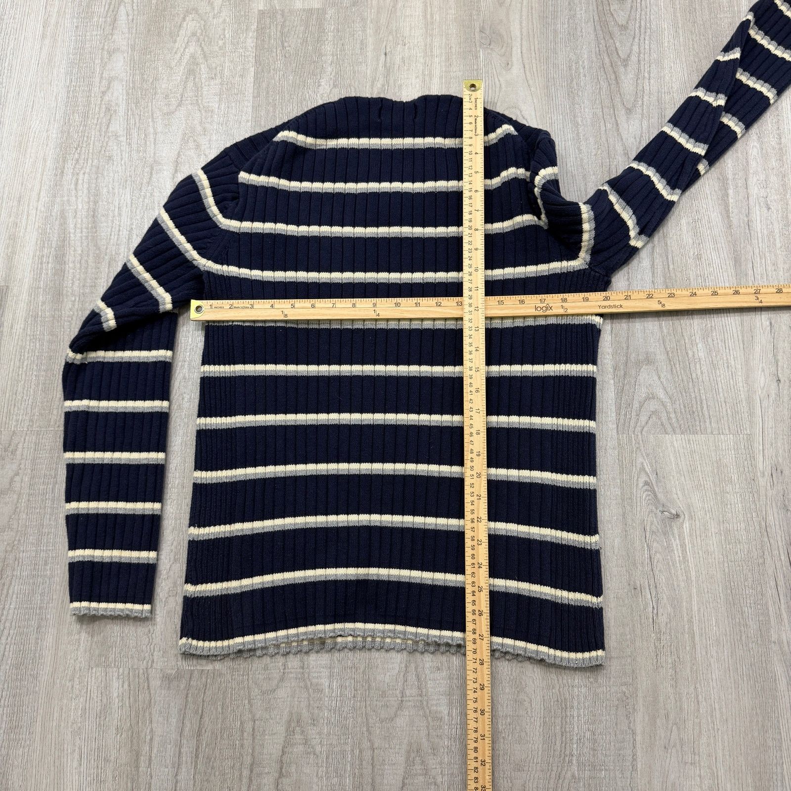 Steve And Barrys Vintage Steve & Barrys Cable Knit Sweater Men 2XL Blue Size US XXL / EU 58 / 5 - 6 Thumbnail