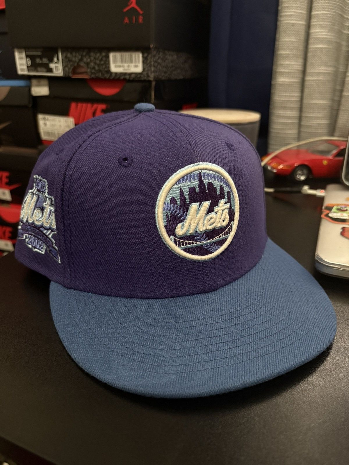Hat Club × New Era 7 1/4 HatClub Northern Lights NY Mets Size ONE SIZE - 1 Thumbnail