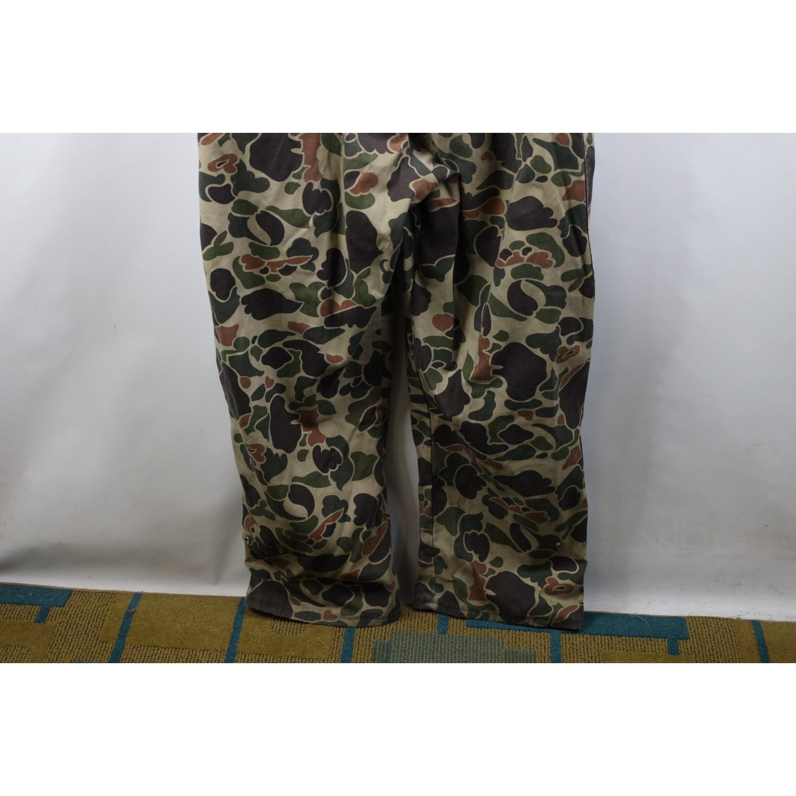 Vintage 70s 80s Walls Frogskin Camouflage Coveralls Bibs