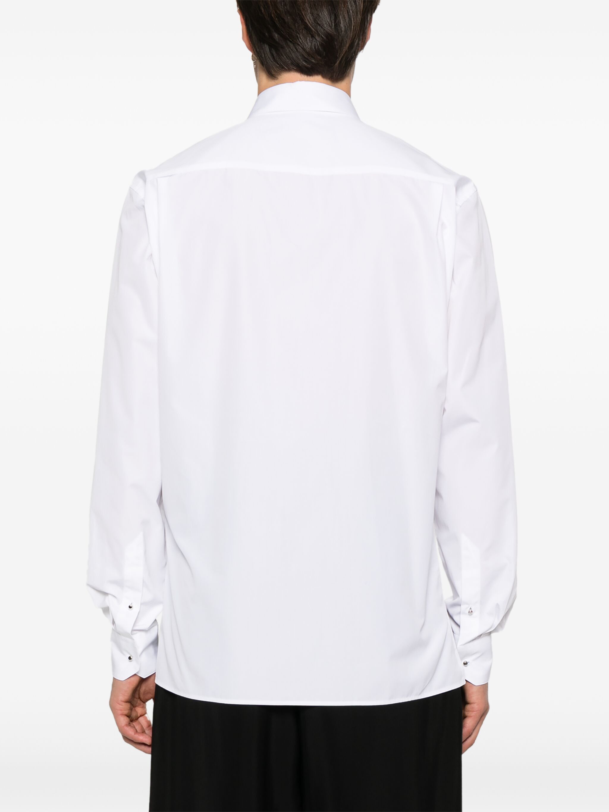 Mugler o1s22i1n1124 Poplin Shirt in White Size US S / EU 44-46 / 1 - 4 Thumbnail
