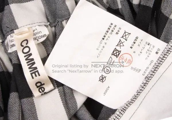 Comme des Garcons Comme des Garcons size S Black and white vintage bow tie s Size 23" - 7 Thumbnail