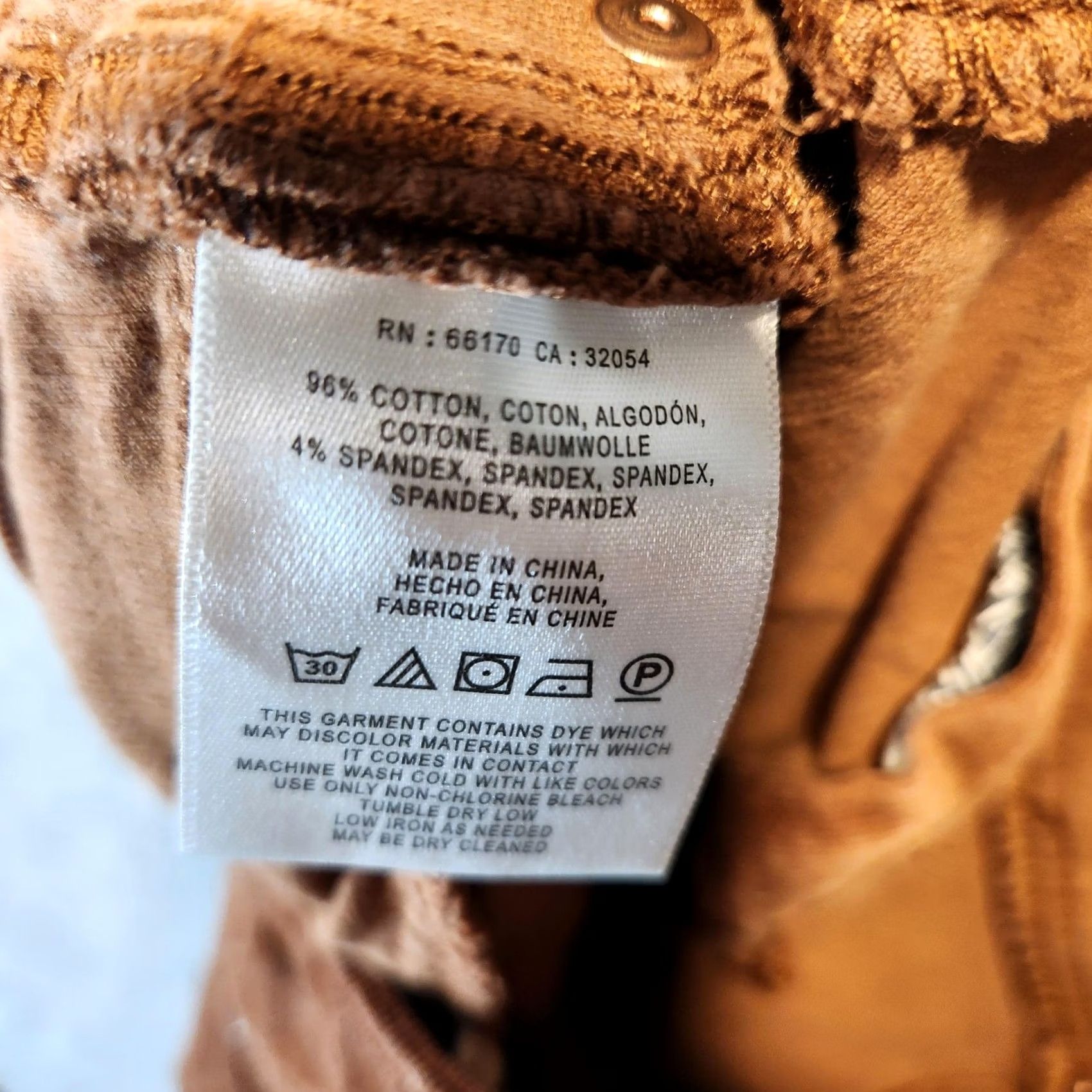 Vintage Pilcro Anthropologie Corduroy Pants Womens 27 Brown High Rise Skinny Stretch Pants Casual 90s? Size 27" / US 4 / IT 40 - 3 Thumbnail