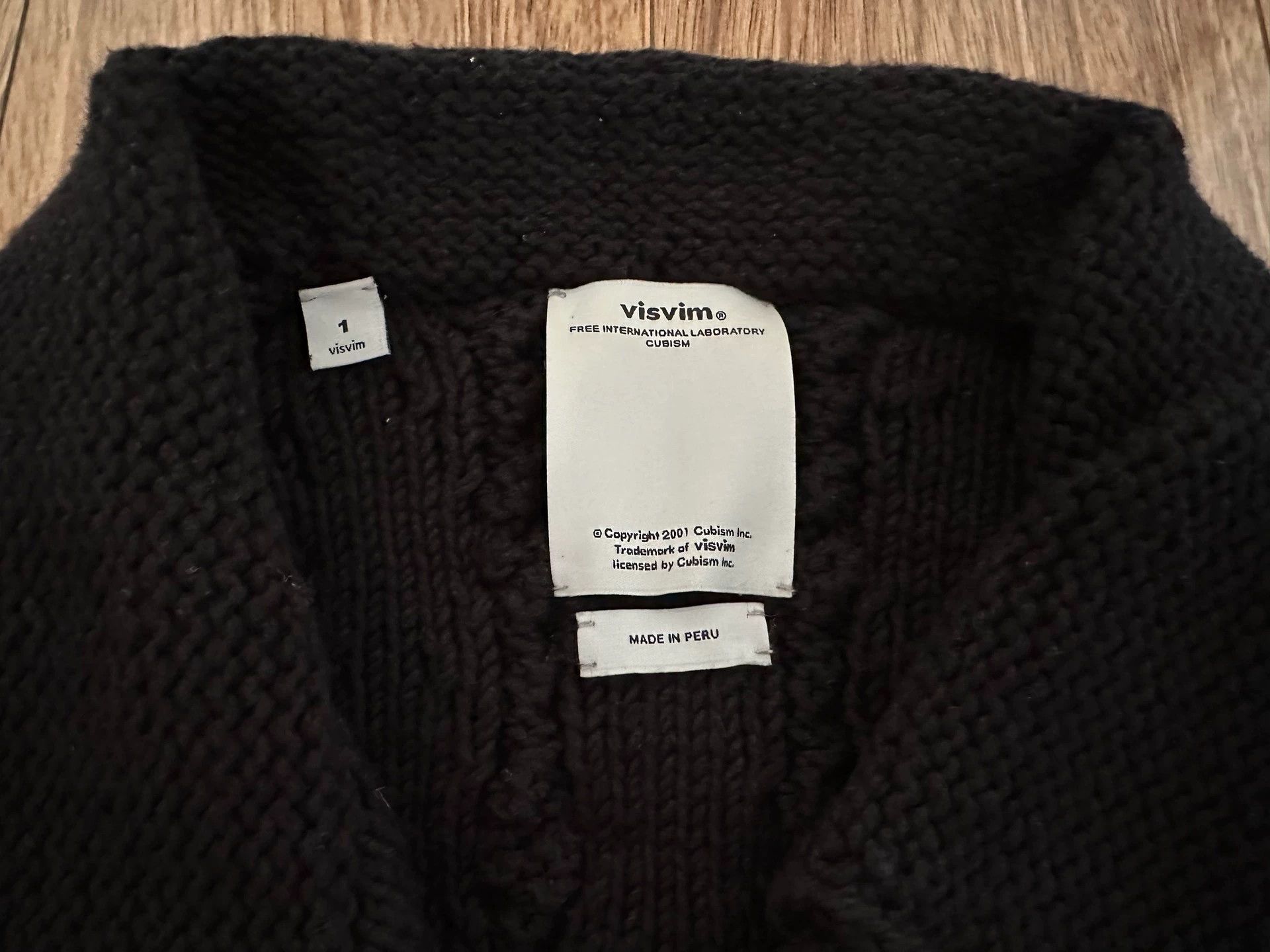 Visvim VISVIM HIGHLAND KNIT BUCKY COVERALL black 1 with tags Size US S / EU 44-46 / 1 - 3 Thumbnail