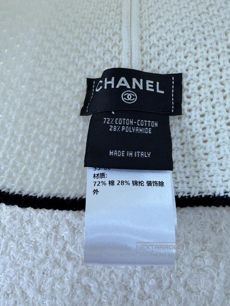 Chanel Chanel White potted hat fisherman's hat Size ONE SIZE - 3 Thumbnail