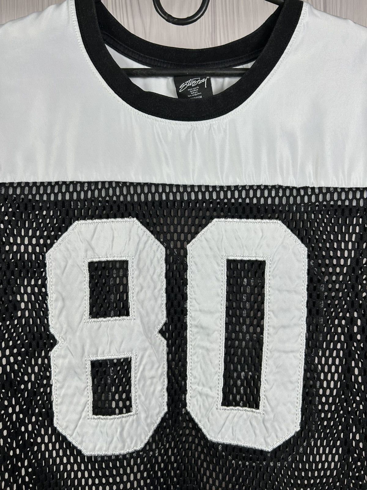 Stussy Stussy 80 Mesh Jersey T-Shirt Size M Size M / US 6-8 / IT 42-44 - 5 Thumbnail