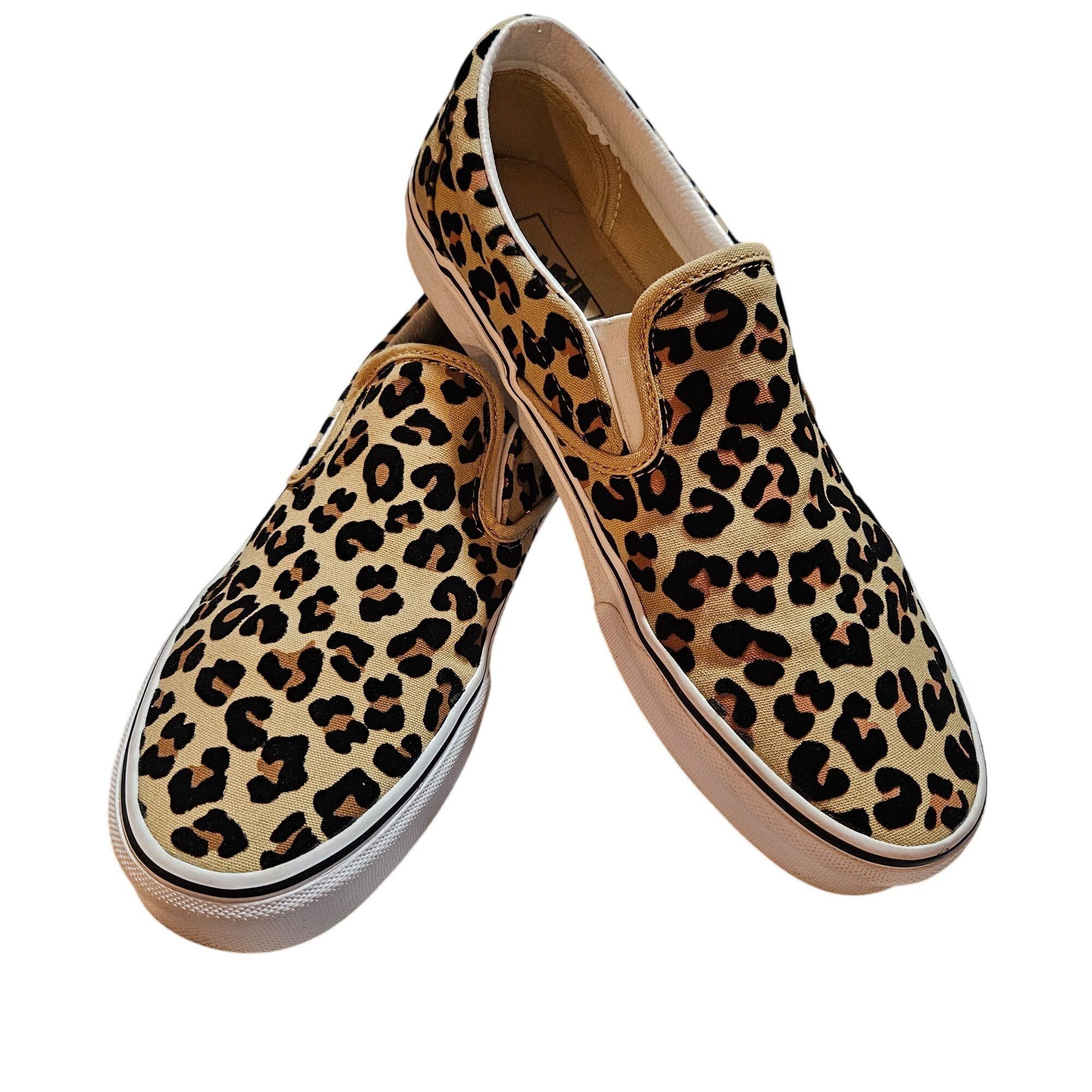 Vans Vans Unisex Leopard Print Slip-On Shoes Casual Streetwear Sk Size US 11 / IT 41 - 2 Thumbnail