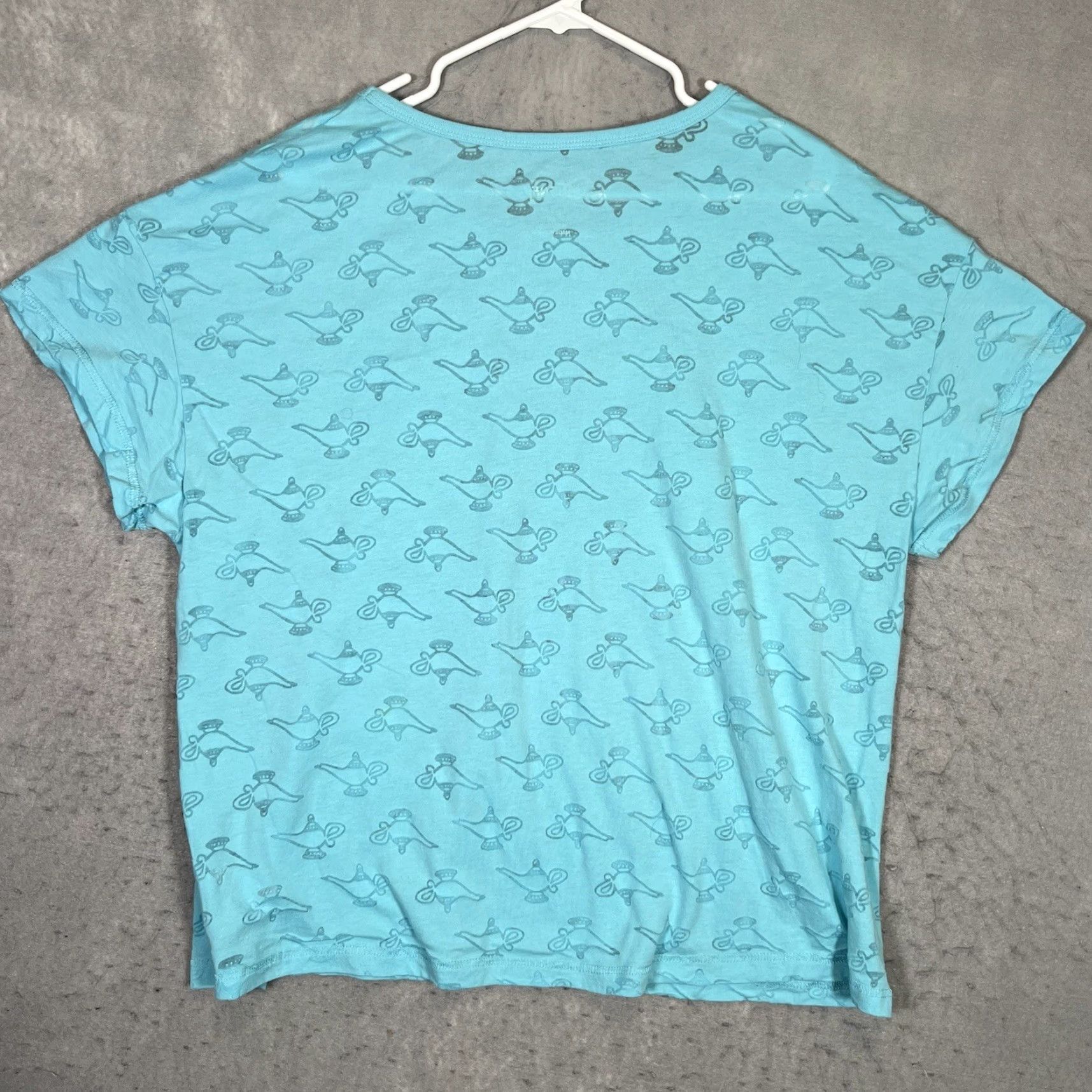 Disney VINTAGE A1 Disney Aladdin Genie Wish For More Weekends Shirt Womens 2XL Blue Size XXL / US 16-18 / IT 52-54 - 7 Thumbnail