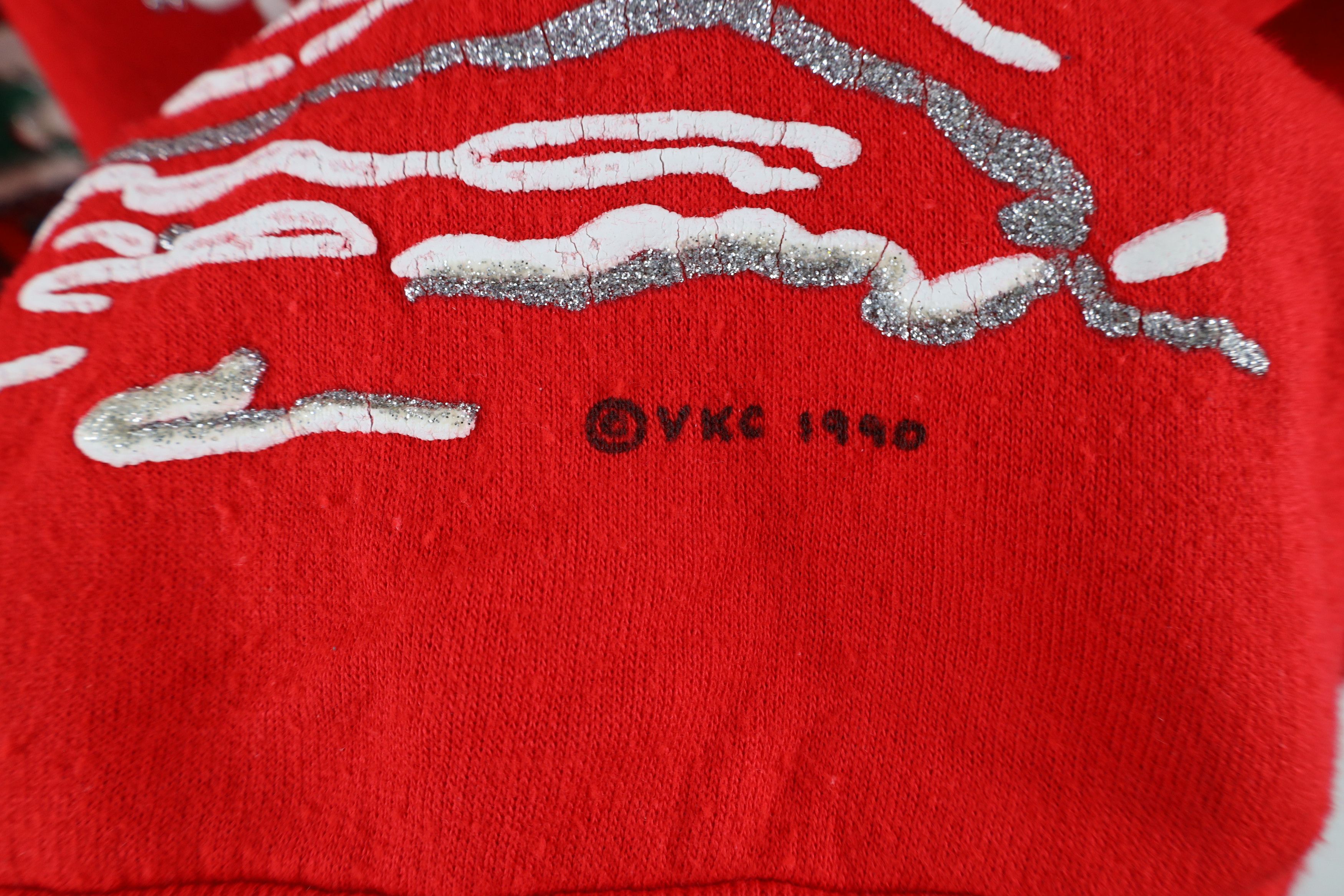 Vintage Vintage 90s Streetwear Town All Over Print Sweatshirt USA Size L / US 10 / IT 46 - 7 Thumbnail