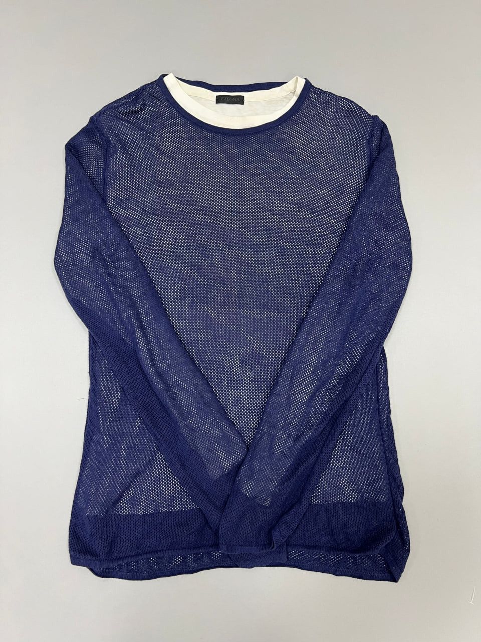 0000~ZZEGNA Printed Crewneck T-shirt main image 0