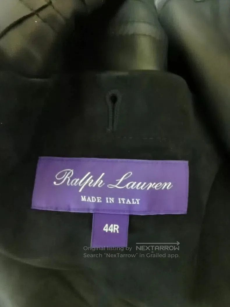 Ralph Lauren Purple Label Ralph Lauren Purple Label Black Suede Jacket . Size US XL / EU 56 / 4 - 4 Thumbnail