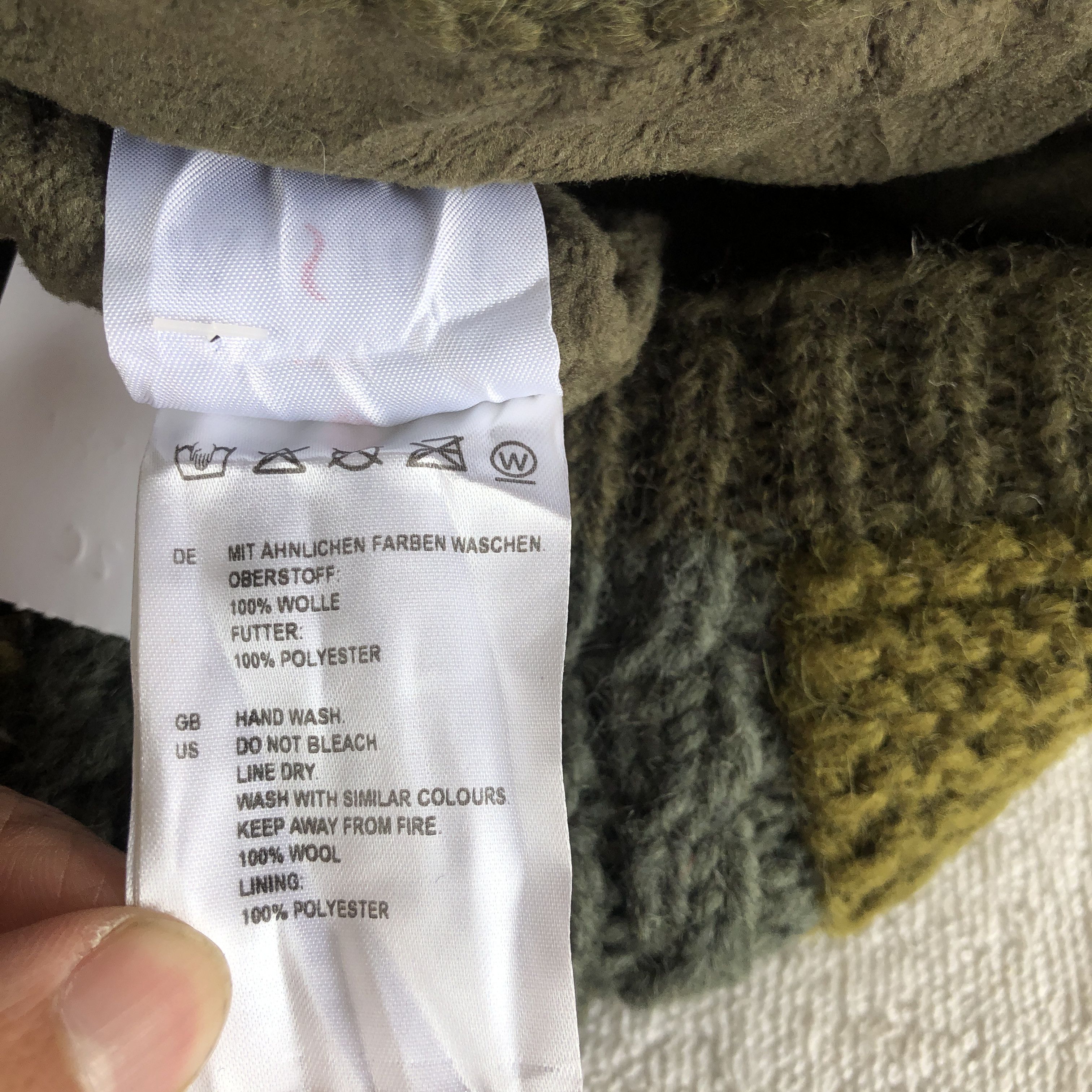 Japanese Brand Vintage 90s Cable Knit Beanie Patchwork Snow Caps Hats Size ONE SIZE - 8 Thumbnail